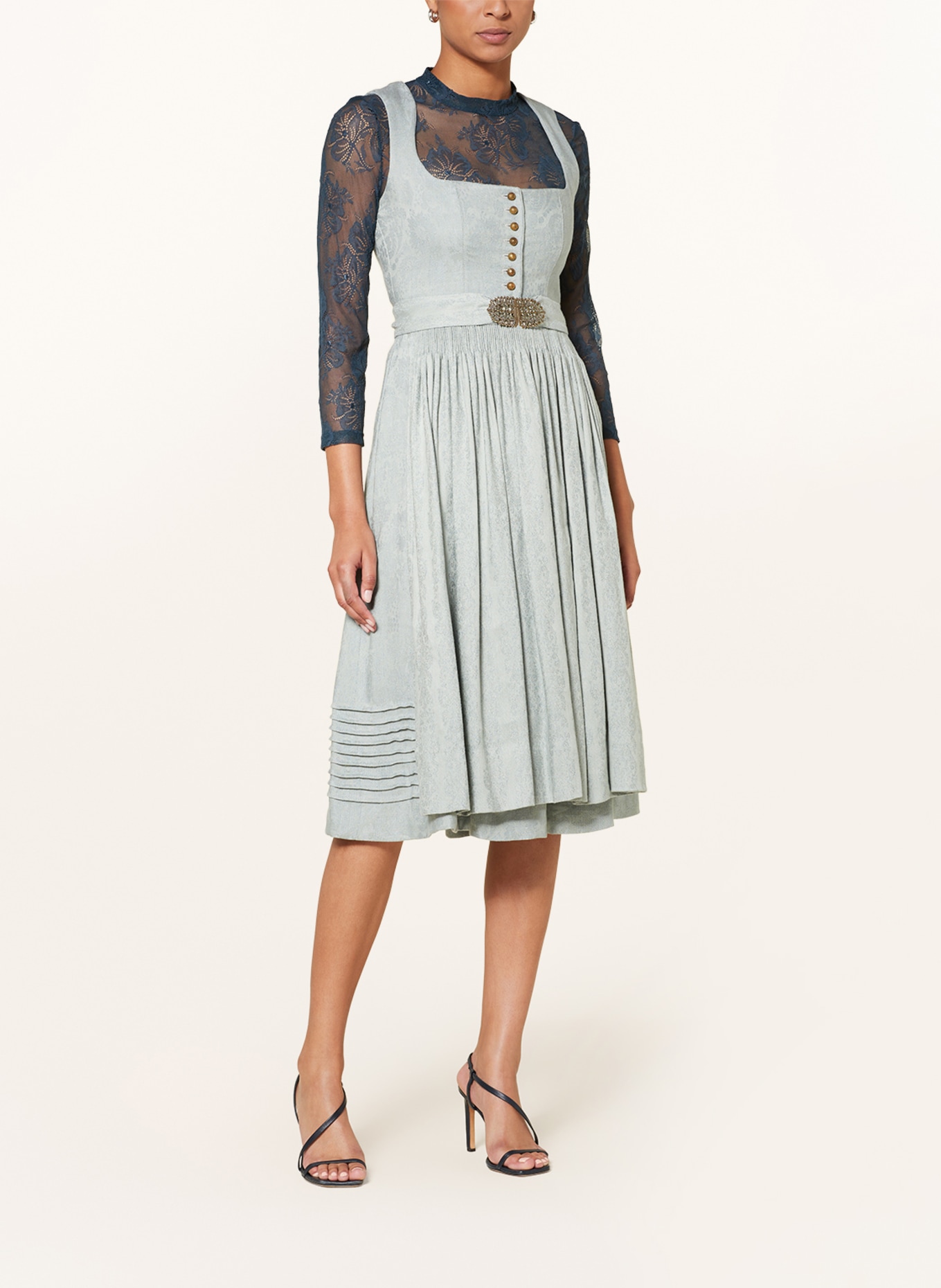 CocoVero Trachtenbluse EMILIA: DUNKELBLAU