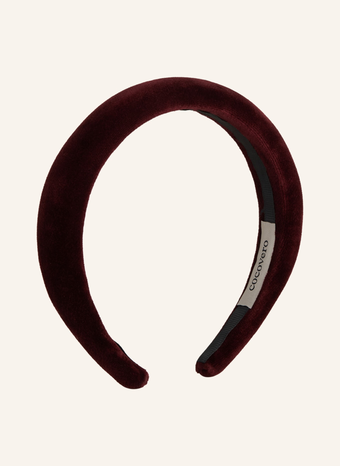 CocoVero Hairband FLORA, Color: DARK RED (Image 2)