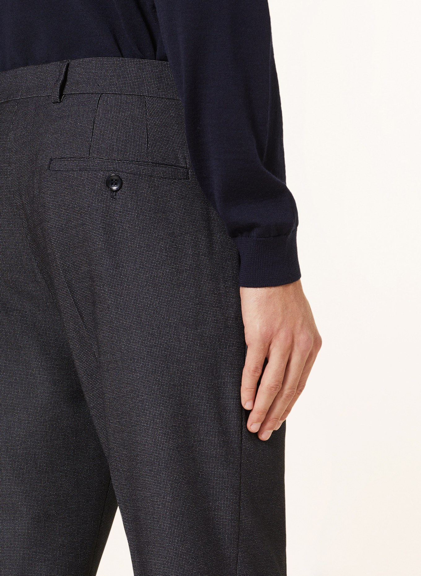STRELLSON Oblekové kalhoty KYND3 Slim Fit, Barva: 401 Dark Blue                  401 (Obrázek 6)