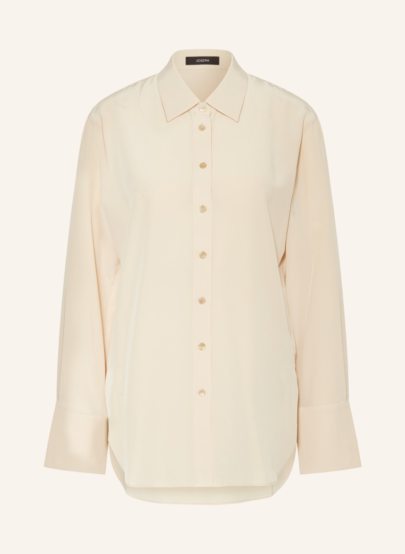 JOSEPH Shirt blouse in silk, Color: CREAM (Image 1)
