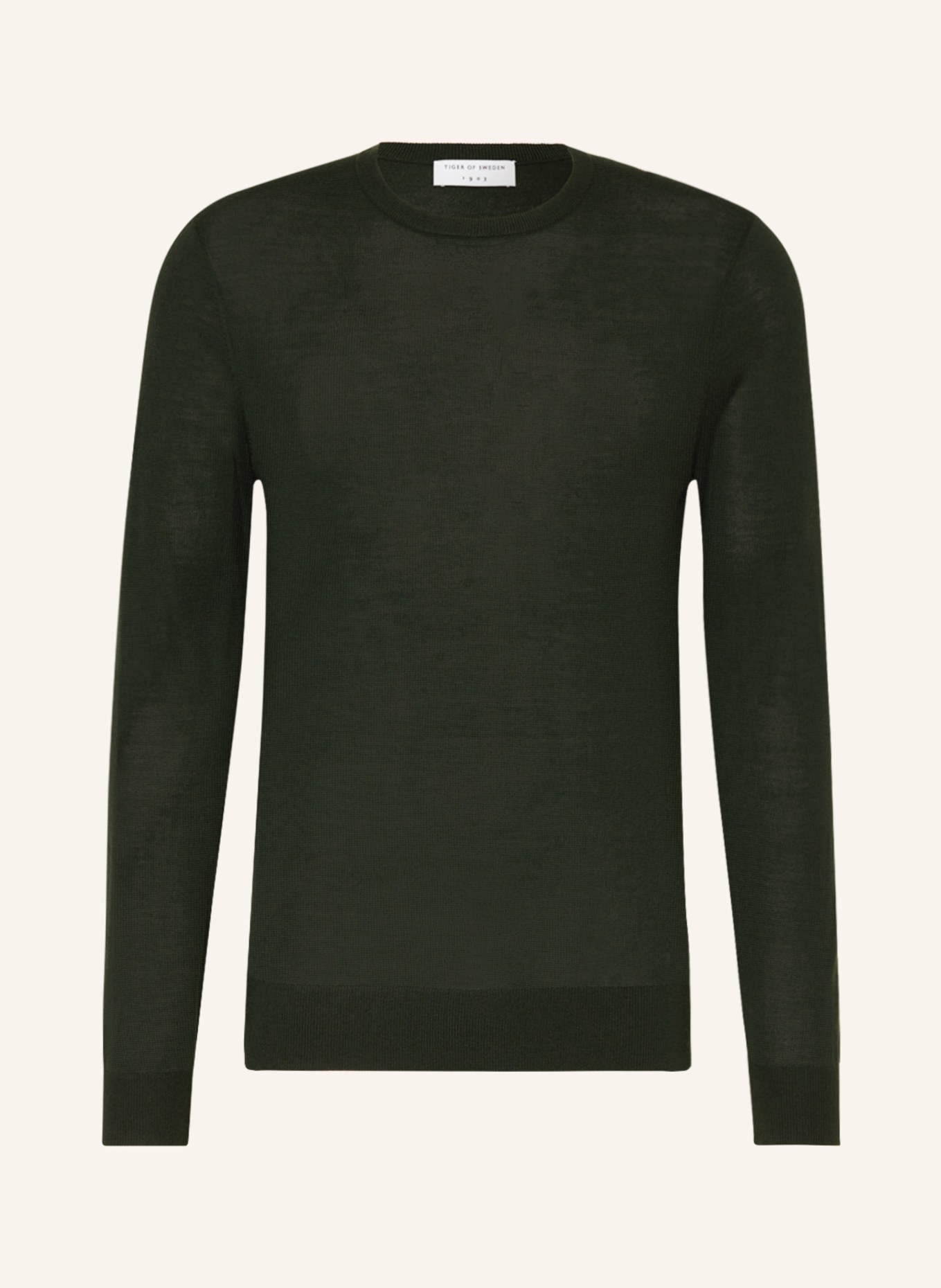 TIGER OF SWEDEN Sweater NICHOLS, Color: DARK GREEN (Image 1)