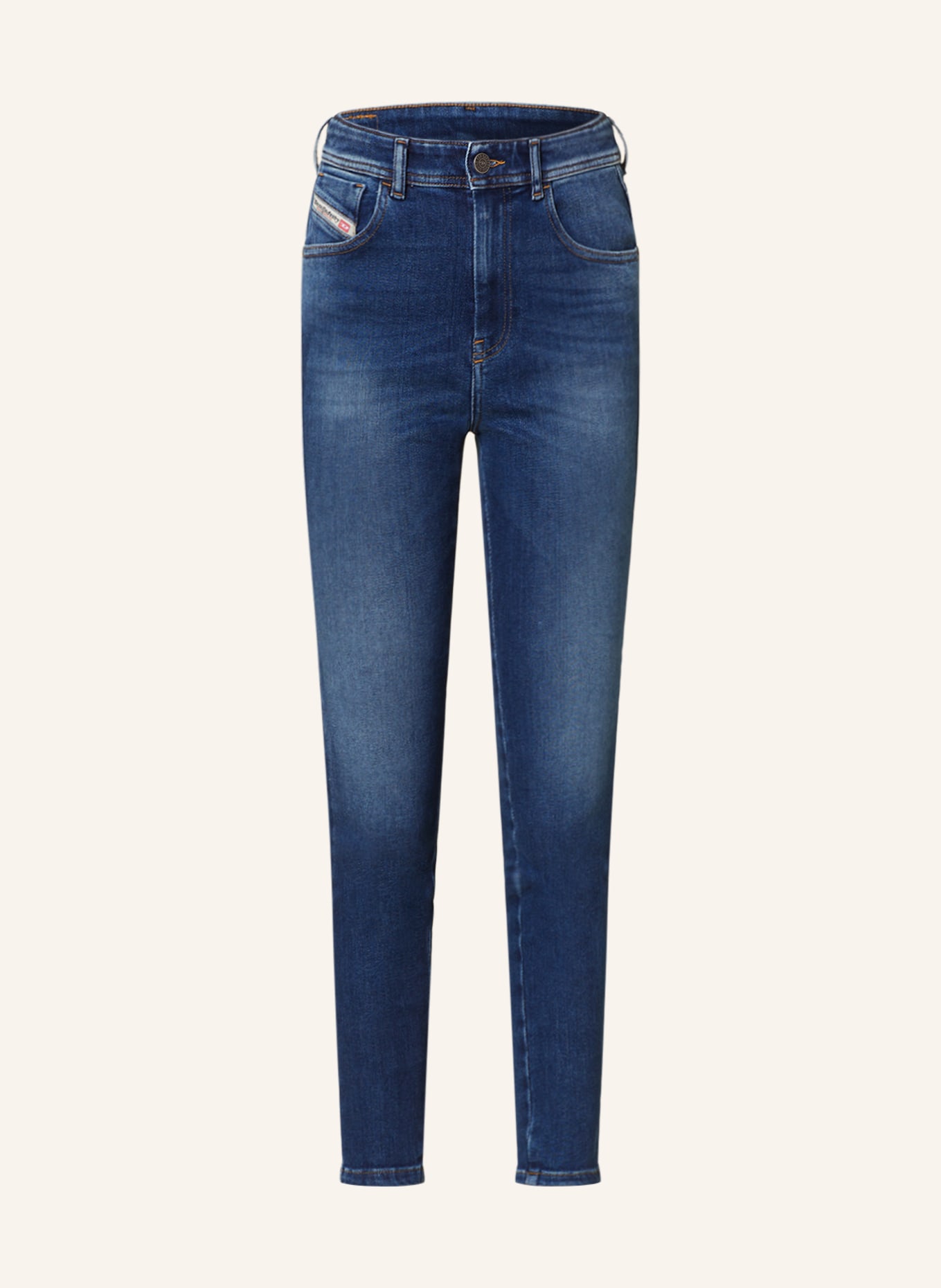 DIESEL Skinny Jeans 1984 SLANDY-HIGH, Farbe: 01 MID BLUE (Bild 1)