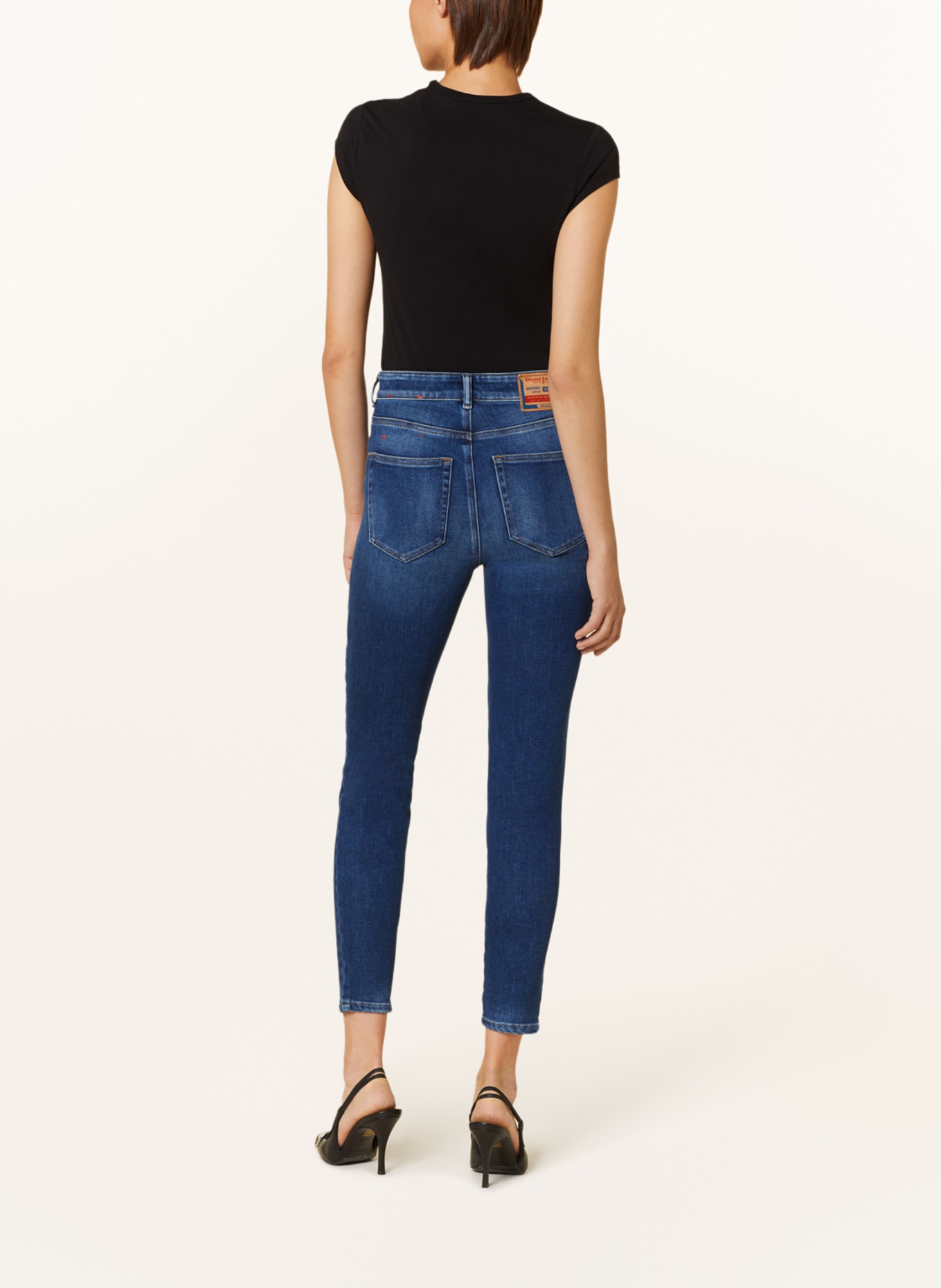 DIESEL Skinny jeans 1984 SLANDY-HIGH, Color: 01 MID BLUE (Image 3)