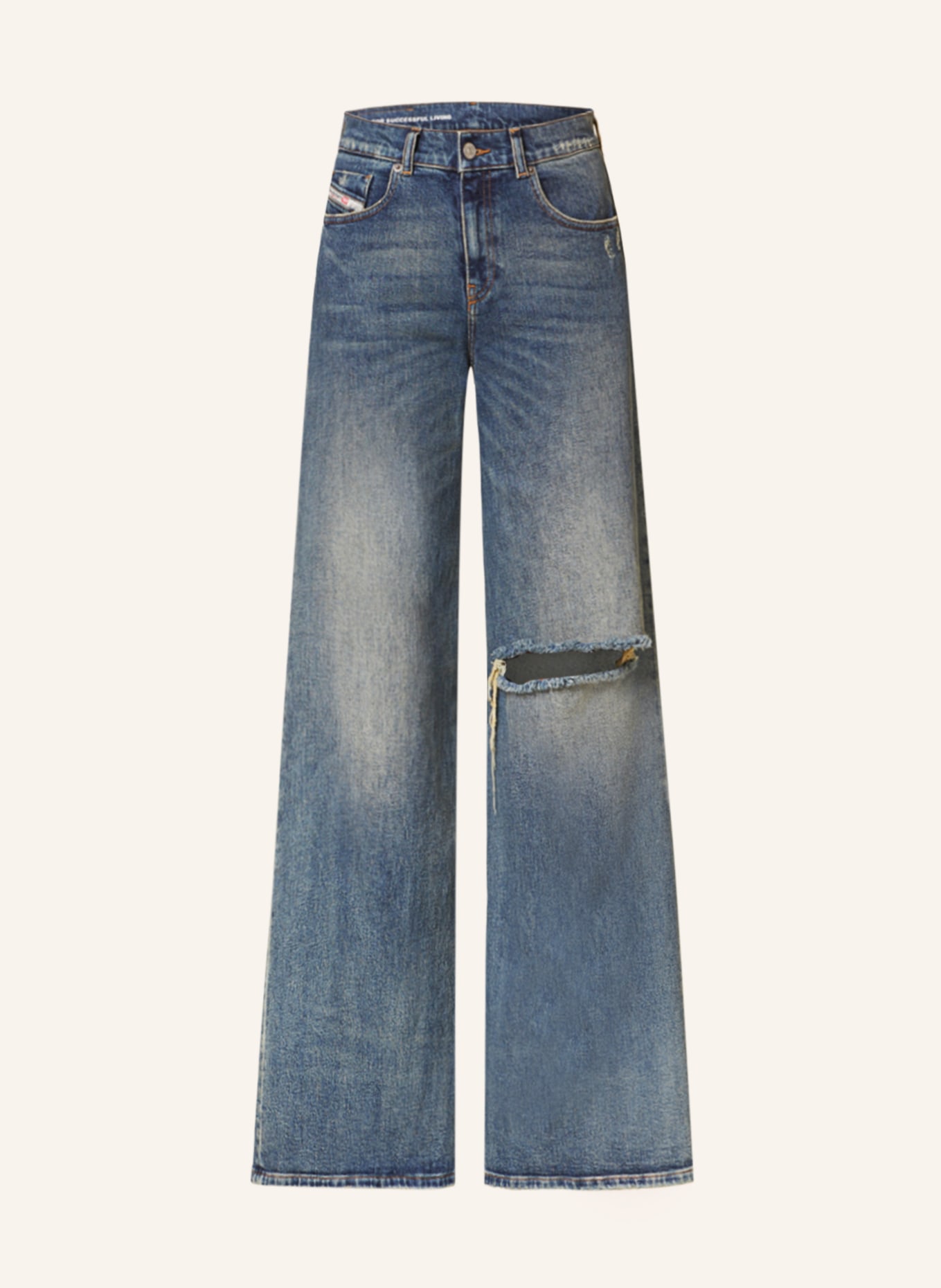 DIESEL Flared Jeans 1978 D-AKEMI, Farbe: 01 MID BLUE (Bild 1)