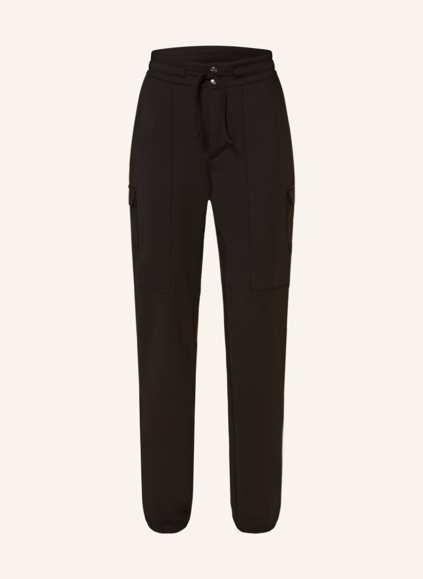 monari Cargo pants in jogger style, Color: BLACK (Image 1)