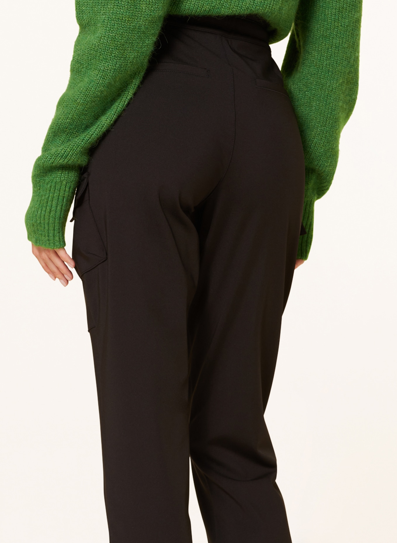 monari Cargo pants in jogger style, Color: BLACK (Image 5)