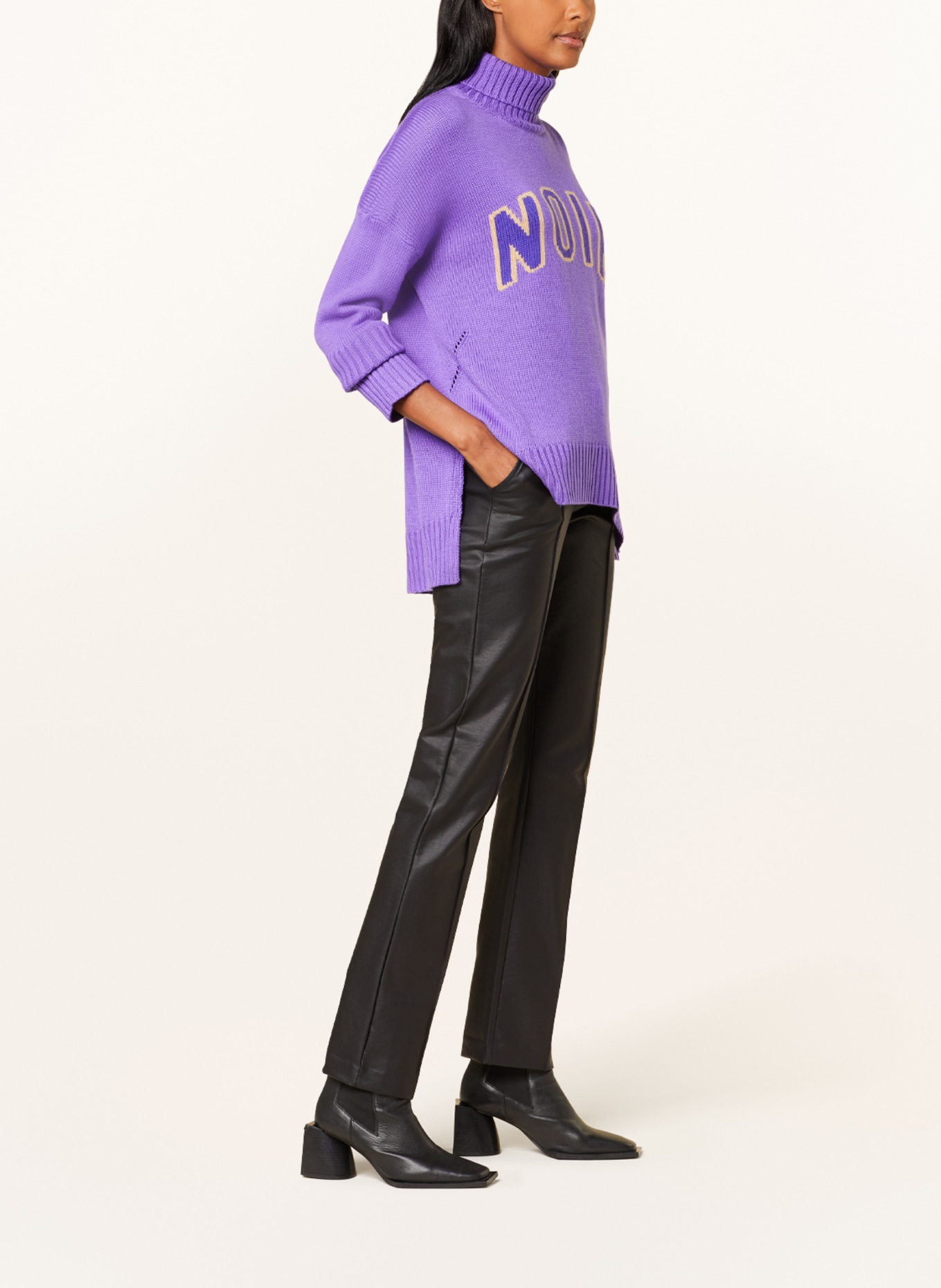 monari Pants in leather look, Color: BLACK (Image 4)
