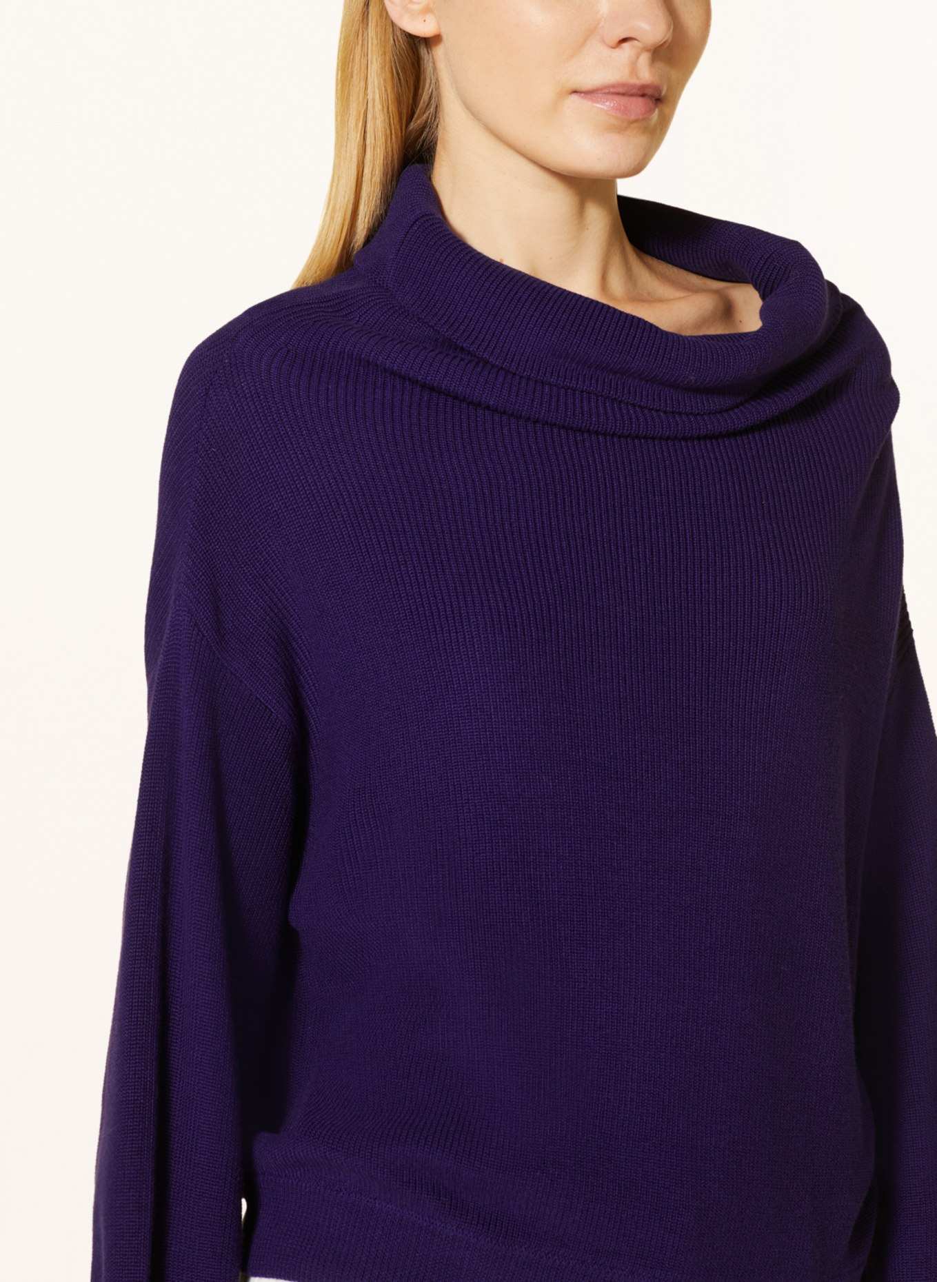 monari Turtleneck sweater, Color: DARK PURPLE (Image 4)