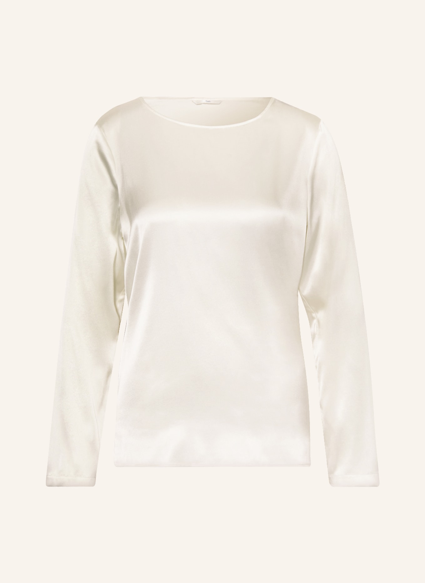 Sophie Shirt blouse MARU in silk, Color: WHITE (Image 1)