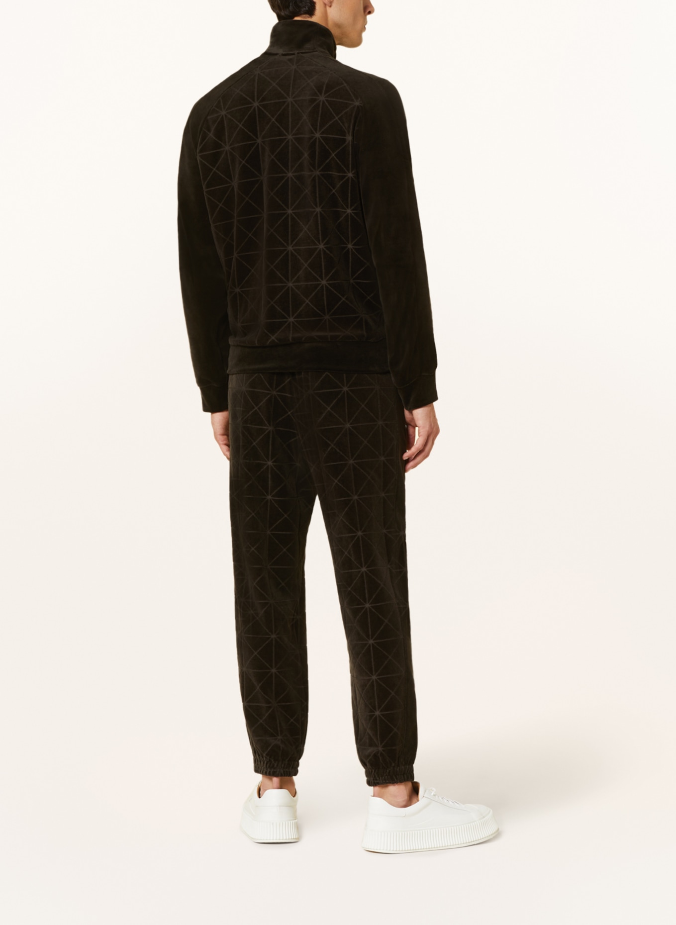 Armani velvet tracksuit mens discount