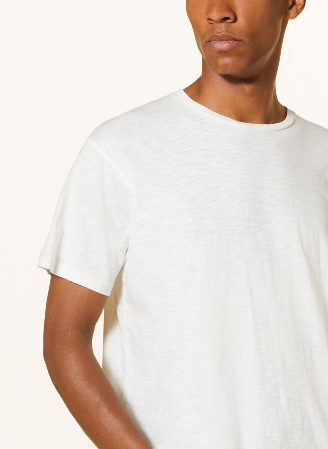 Nudie Jeans T-shirt ROFFE, Color: WHITE (Image 4)