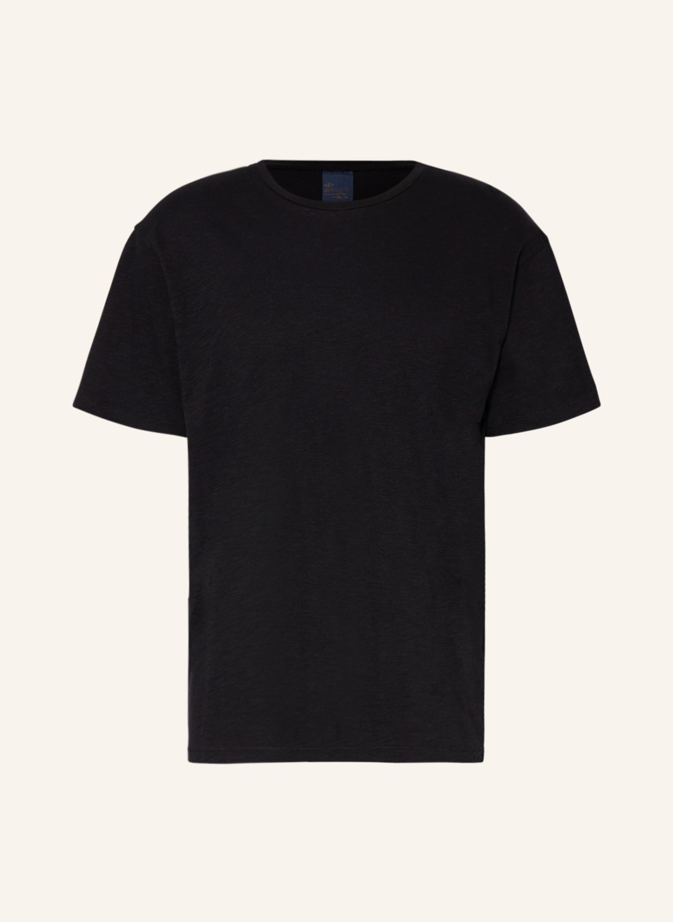 Nudie Jeans T-shirt ROFFE, Color: BLACK (Image 1)