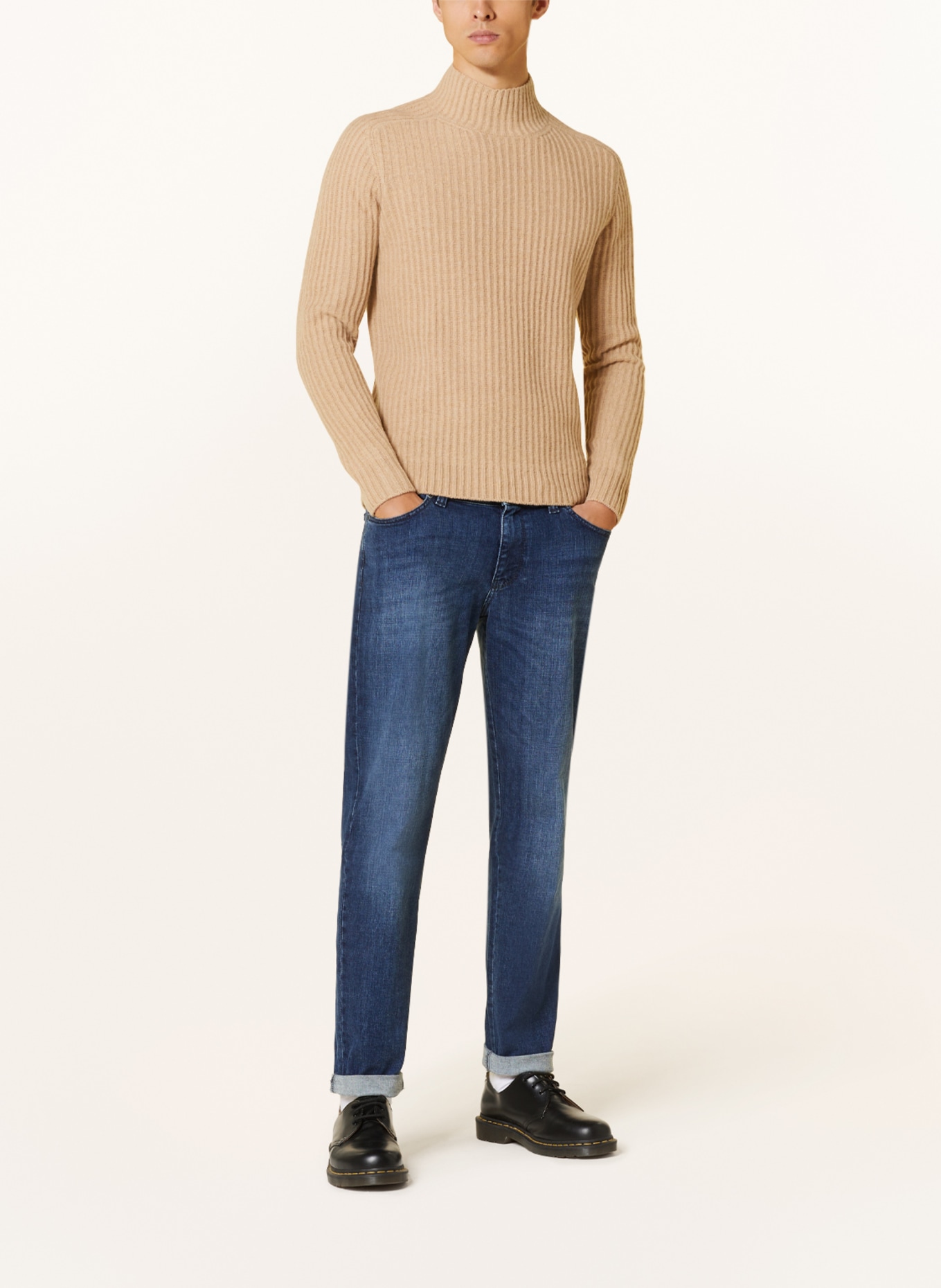 STROKESMAN'S Sweater, Color: CAMEL (Image 2)