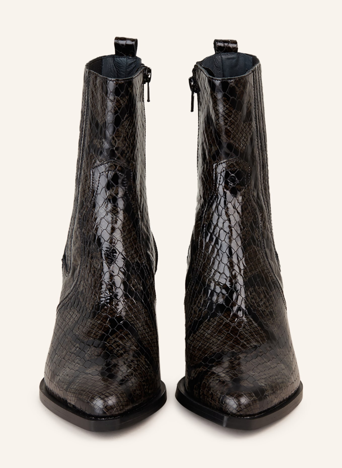 MRS & HUGS Cowboy boots SNACK, Color: DARK BROWN (Image 3)