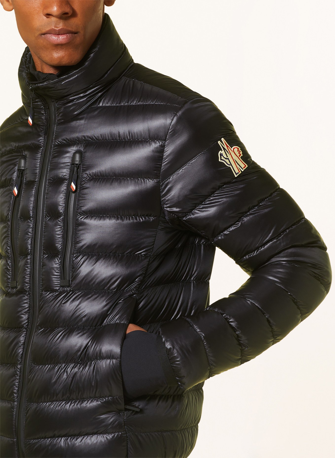 MONCLER GRENOBLE Lightweight down jacket HERS, Color: BLACK (Image 4)
