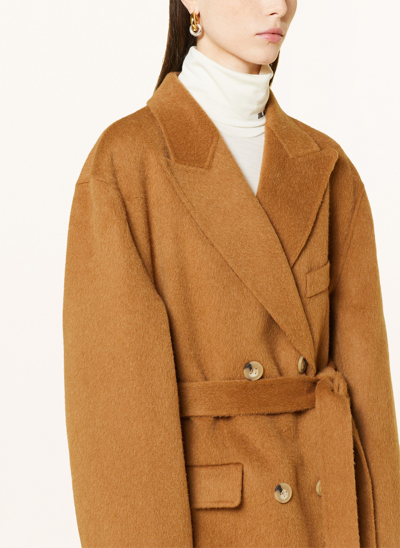 Acne Studios Wool coat, Color: CAMEL (Image 4)