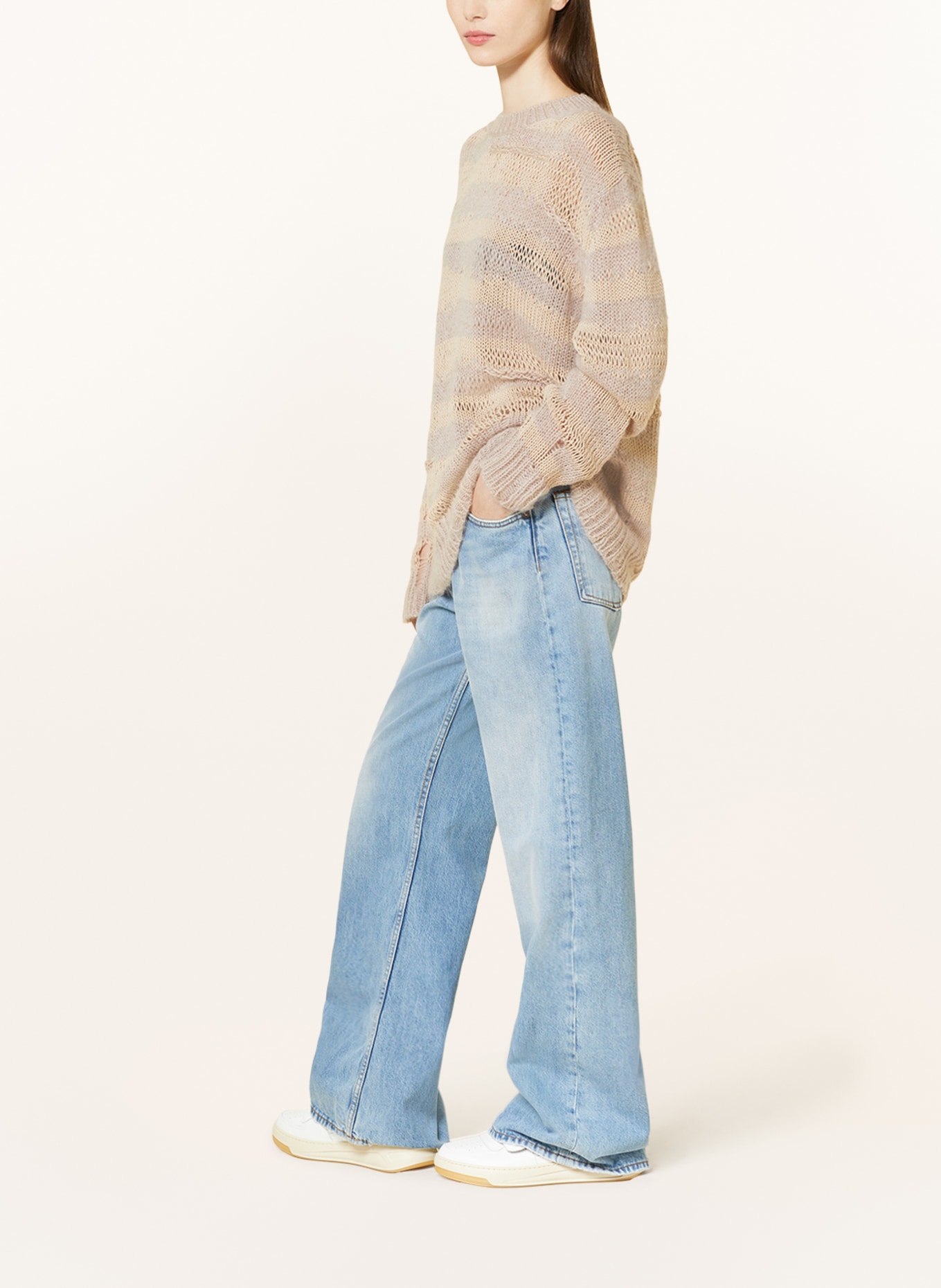 Acne Studios Straight jeans, Color: LIGHT BLUE (Image 4)