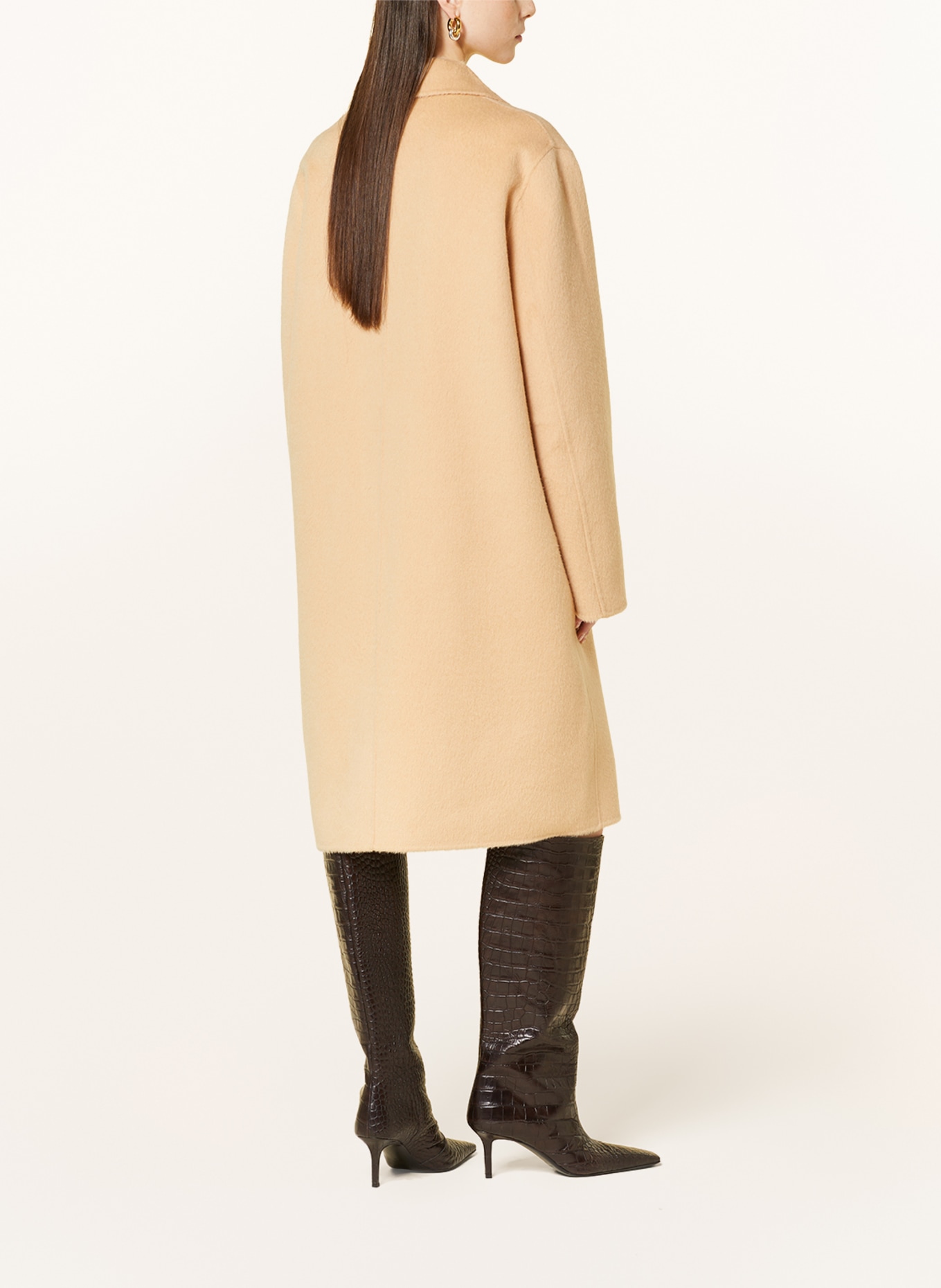 Acne Studios Oversized wool coat, Color: BEIGE (Image 3)