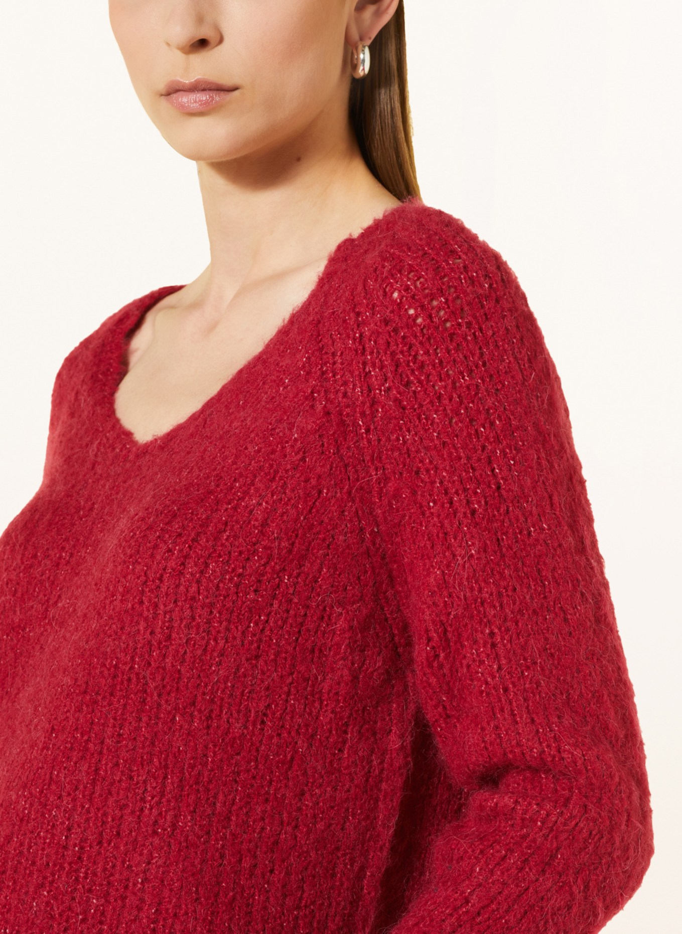 LIEBLINGSSTÜCK Sweter ALISSIAL, Kolor: CIEMNOCZERWONY (Obrazek 4)