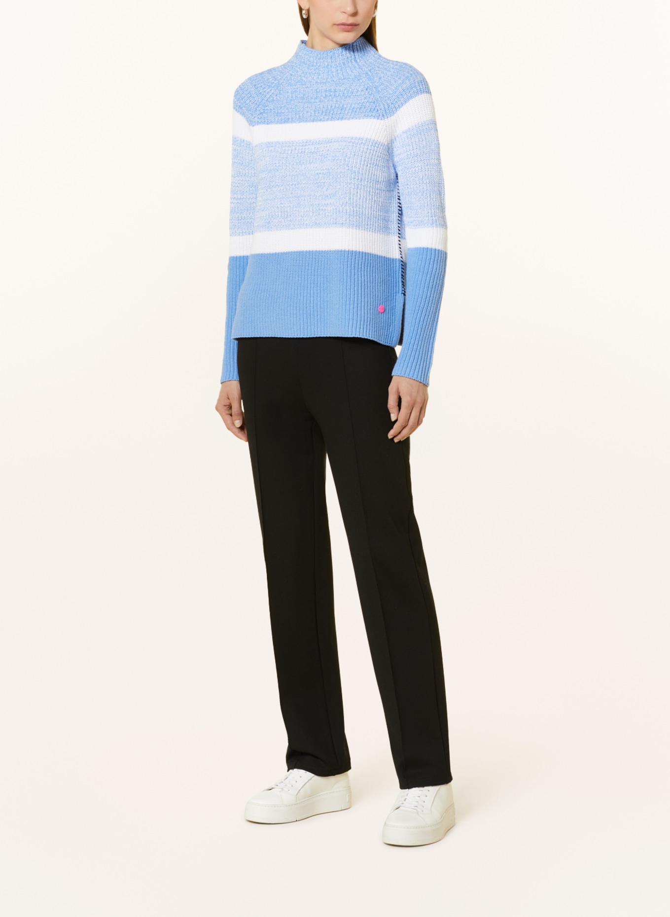 LIEBLINGSSTÜCK Pullover BLENDAL, Farbe: WEISS/ BLAU (Bild 2)