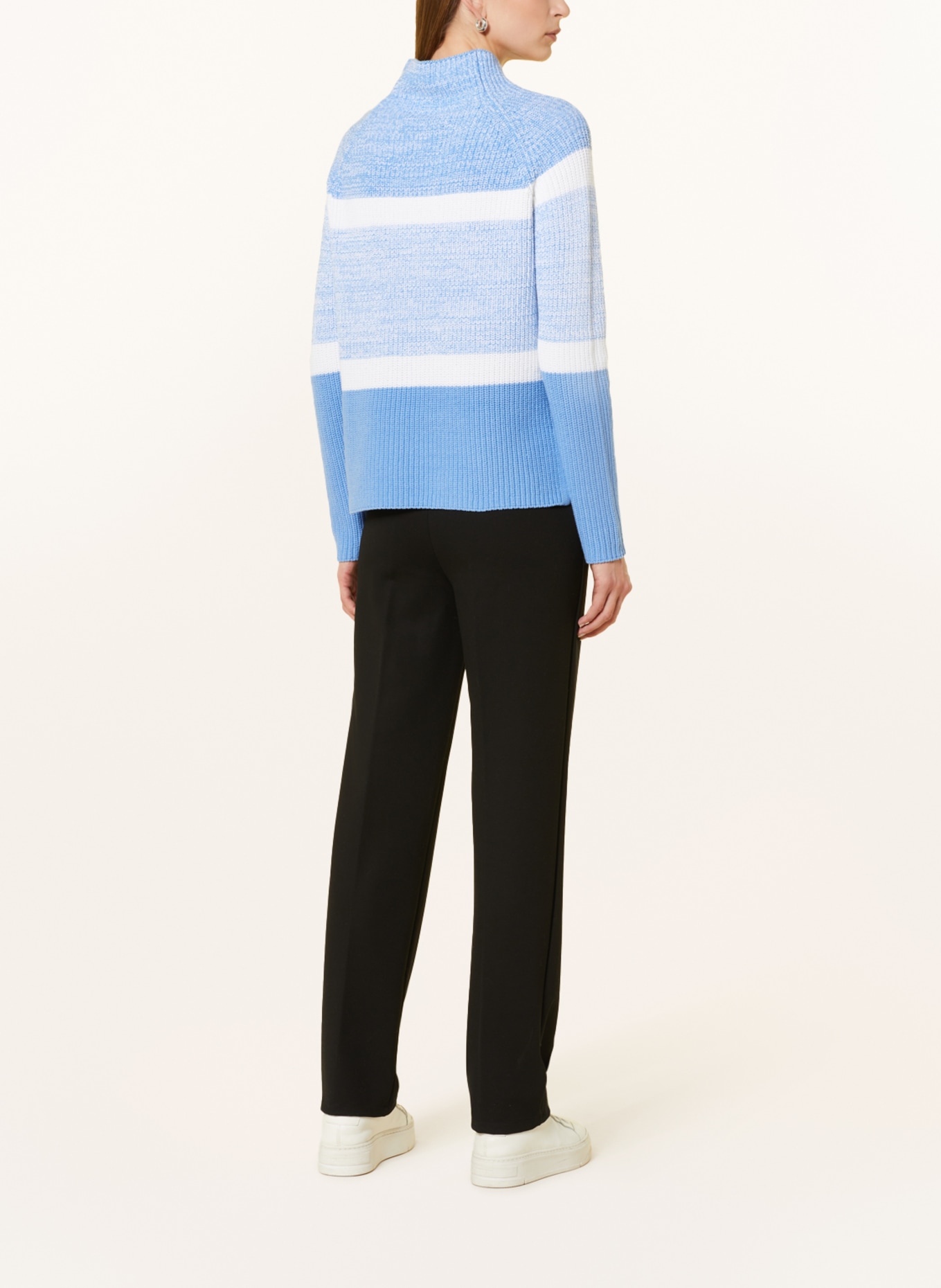 LIEBLINGSSTÜCK Pullover BLENDAL, Farbe: WEISS/ BLAU (Bild 3)