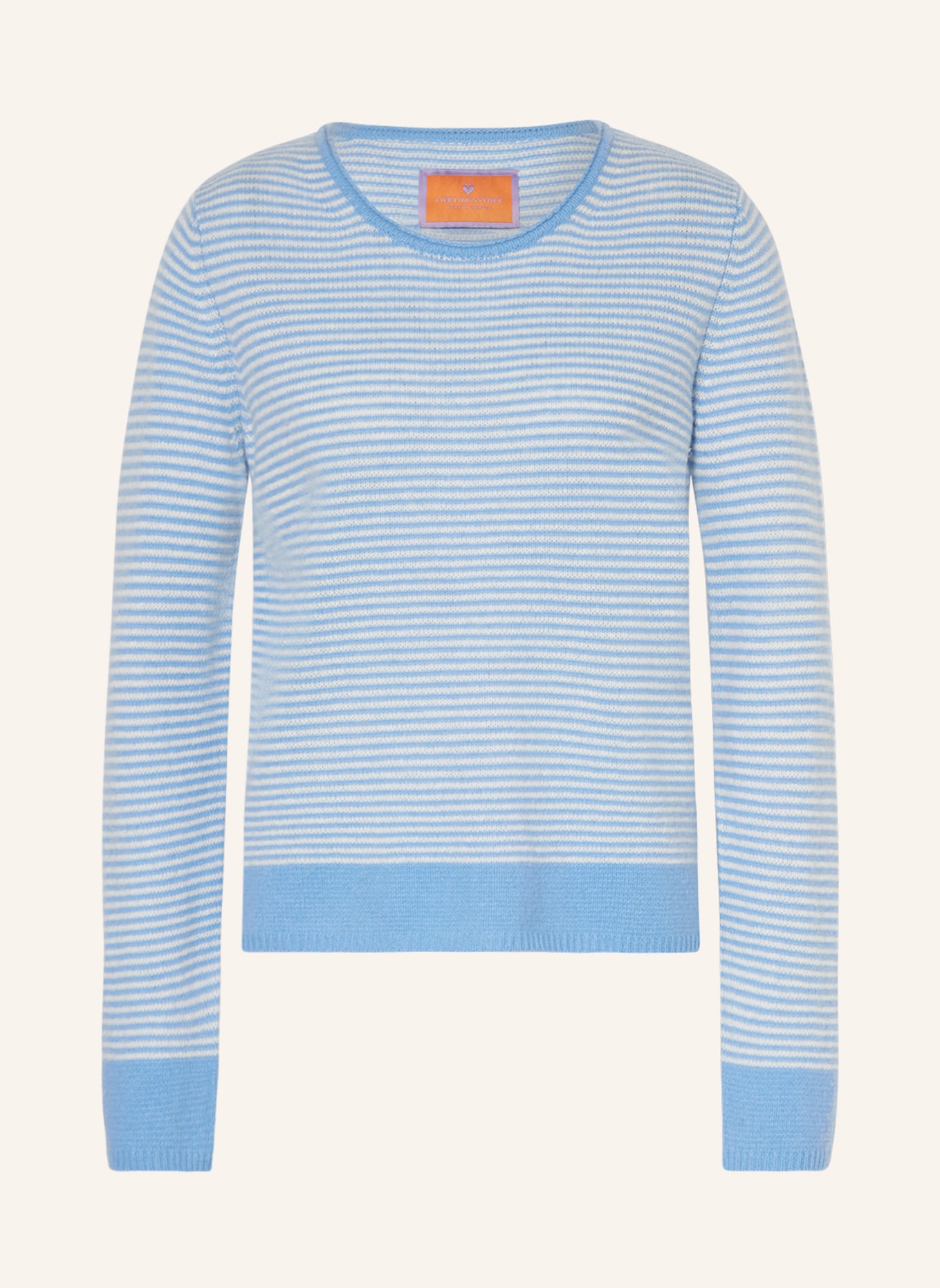 LIEBLINGSSTÜCK Sweater ALLYL, Color: LIGHT BLUE/ WHITE (Image 1)