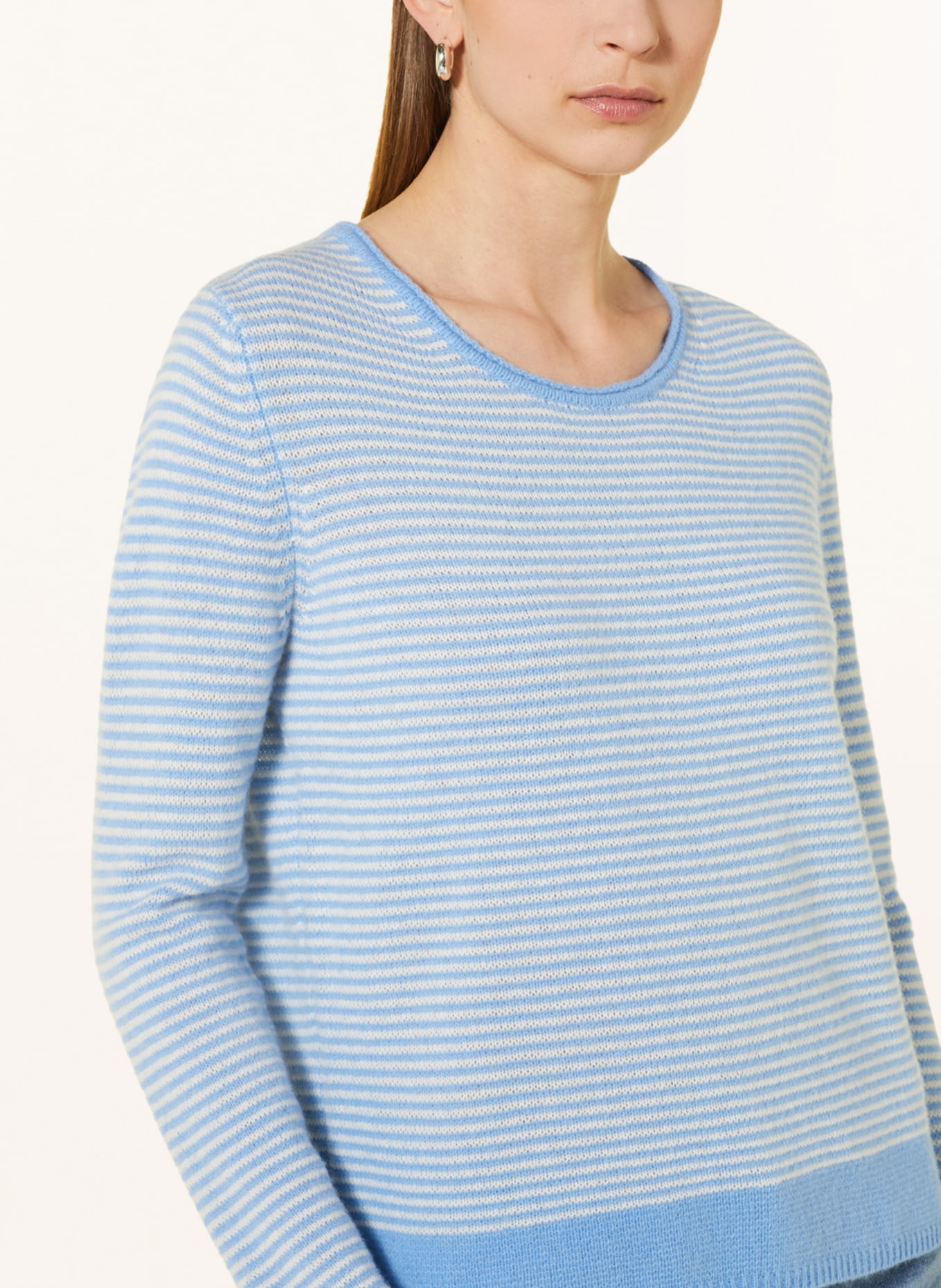 LIEBLINGSSTÜCK Sweater ALLYL, Color: LIGHT BLUE/ WHITE (Image 4)