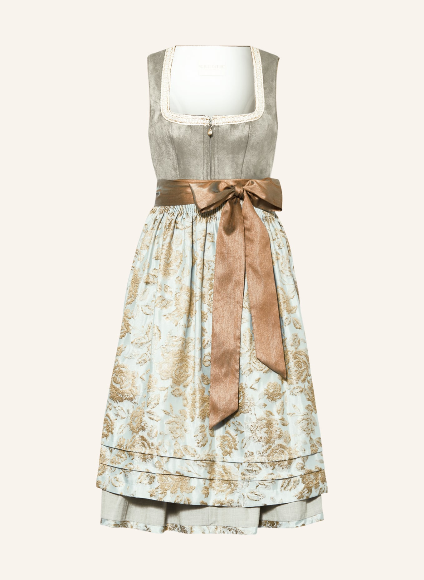 KRÜGER Sukienka bawarska, Kolor: ZIELONY (Obrazek 1)