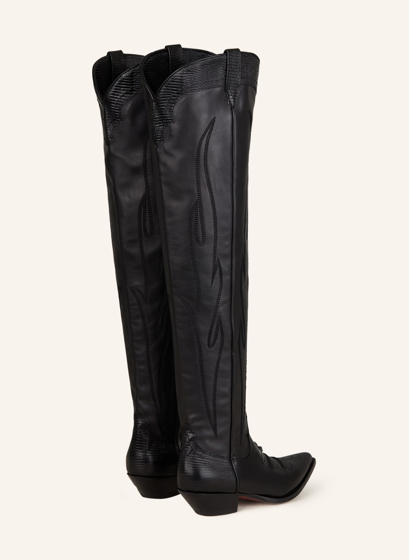 SONORA Over the knee boots HERMOSA, Color: BLACK (Image 2)