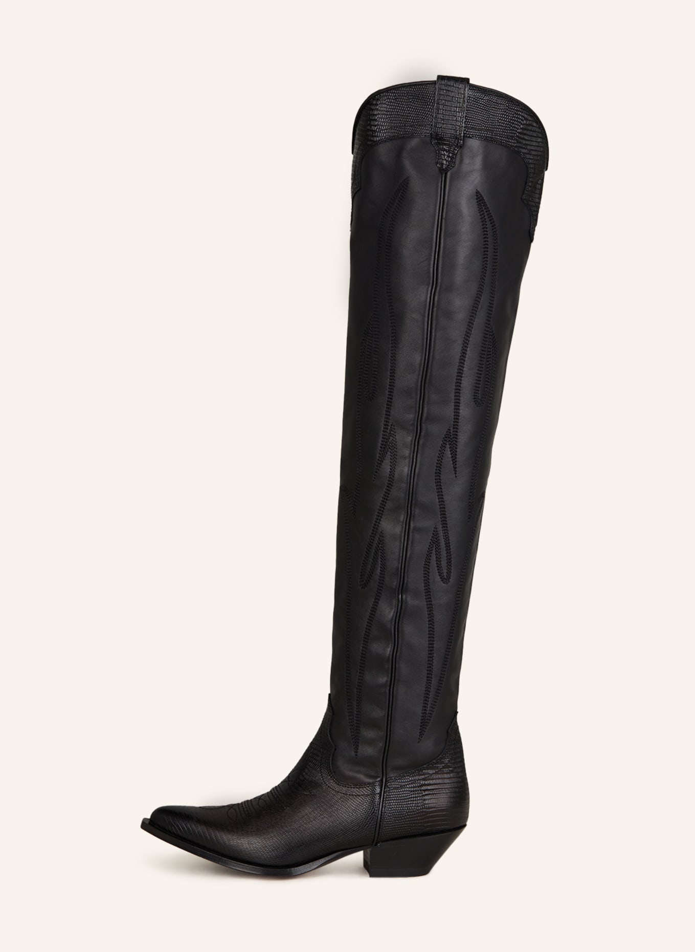 SONORA Over the knee boots HERMOSA, Color: BLACK (Image 4)