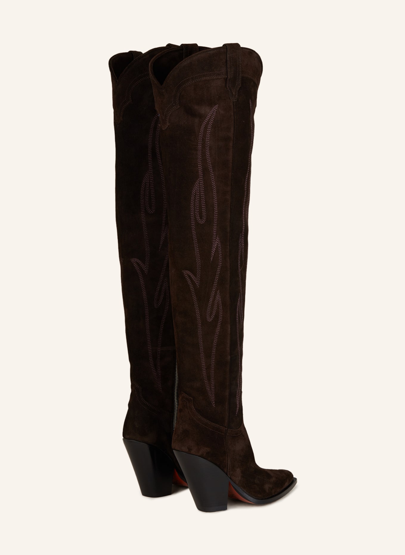 SONORA Over the knee boots HERMOSA, Color: DARK BROWN (Image 2)