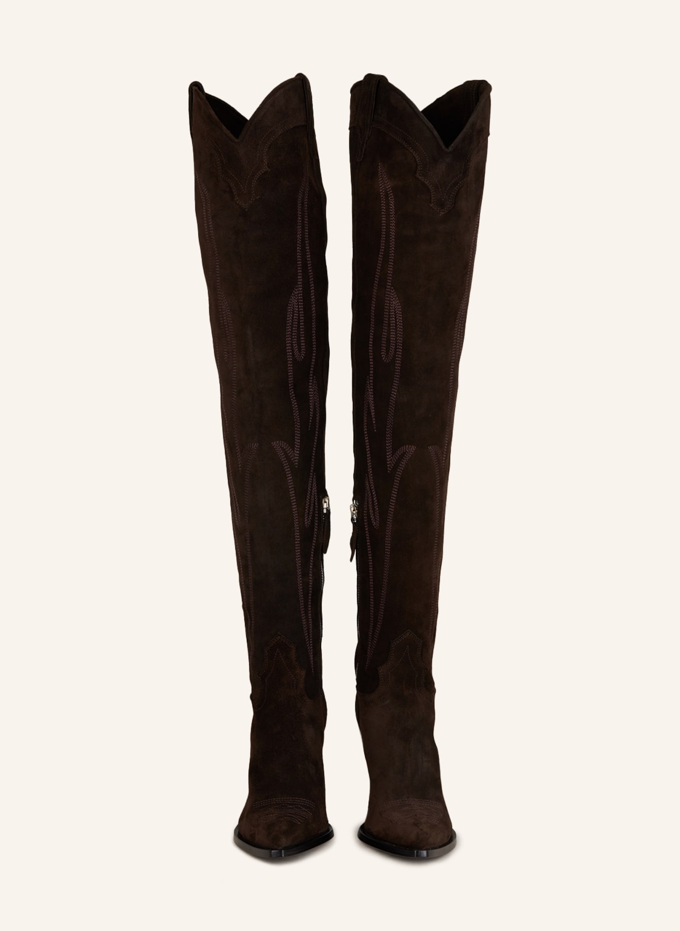 SONORA Over the knee boots HERMOSA, Color: DARK BROWN (Image 3)