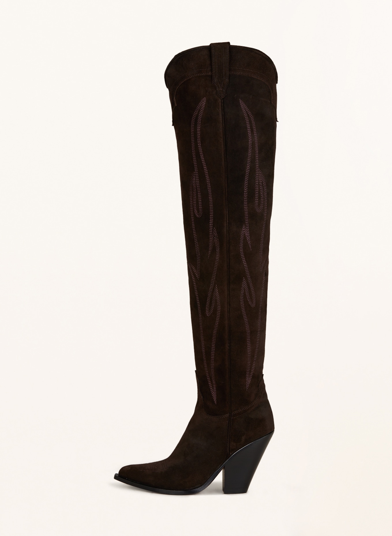 SONORA Over the knee boots HERMOSA, Color: DARK BROWN (Image 4)