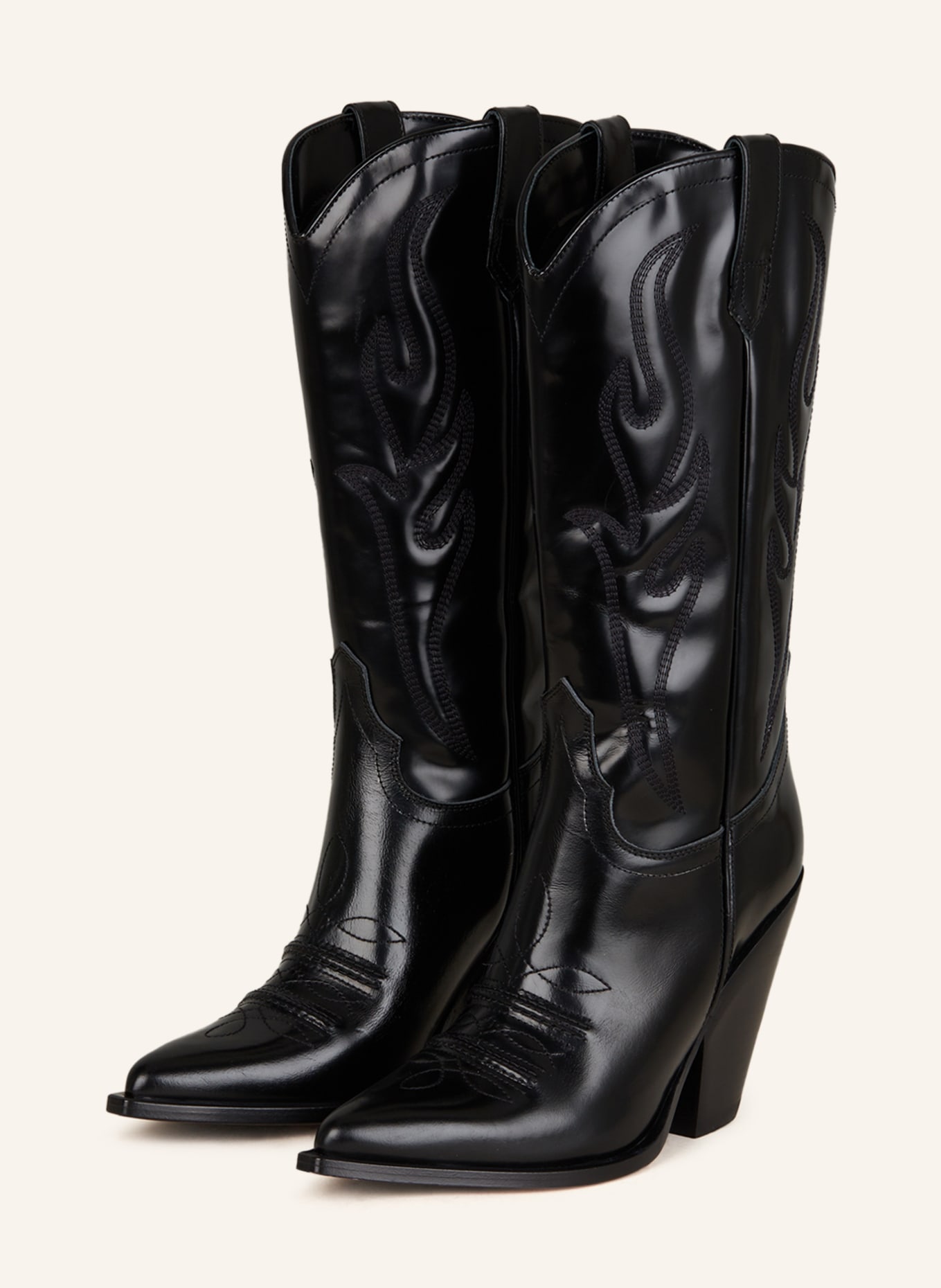SONORA Cowboy boots SANTA FE, Color: BLACK (Image 1)