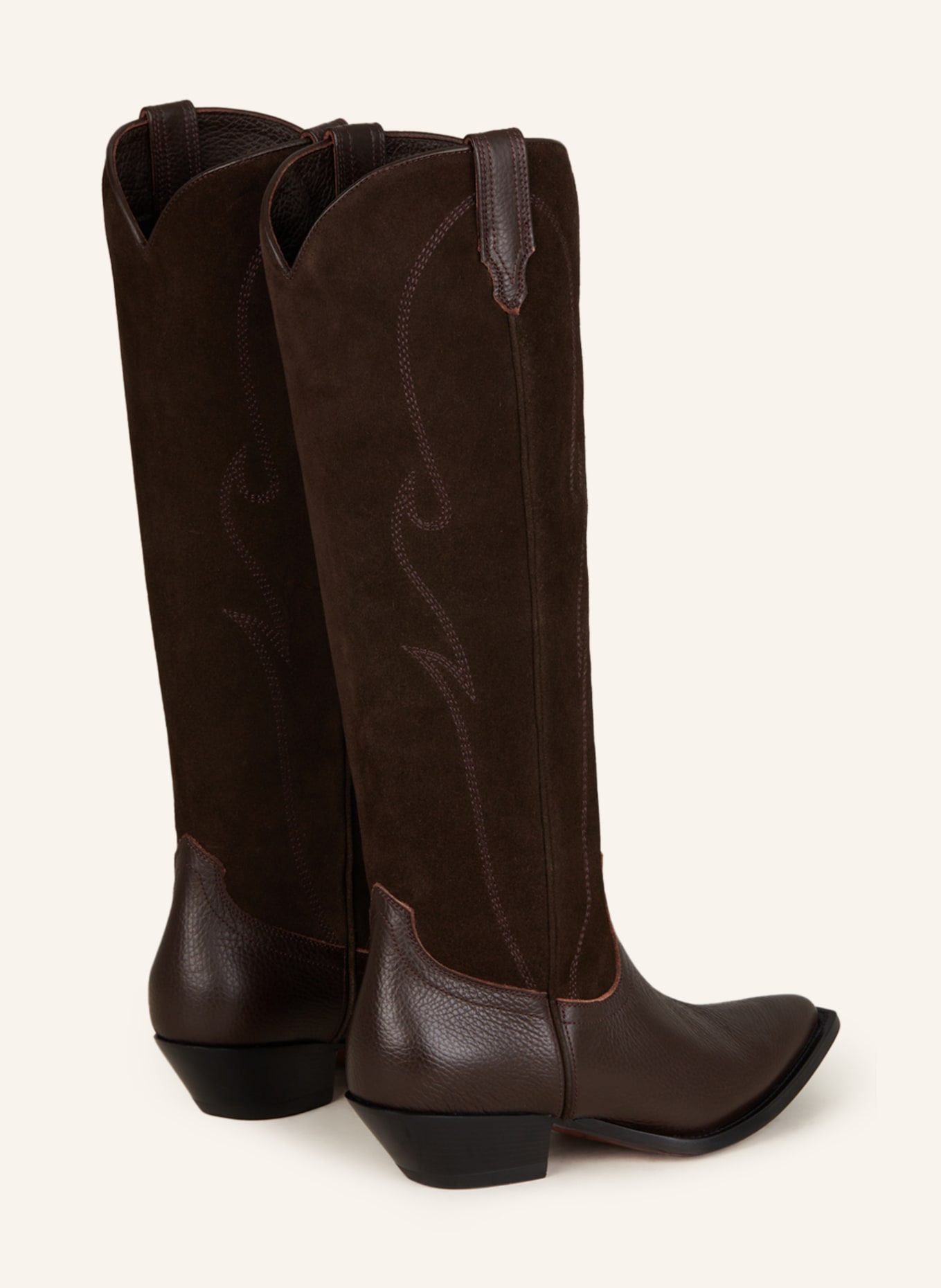 SONORA Cowboy boots RANCHO, Color: DARK BROWN (Image 2)