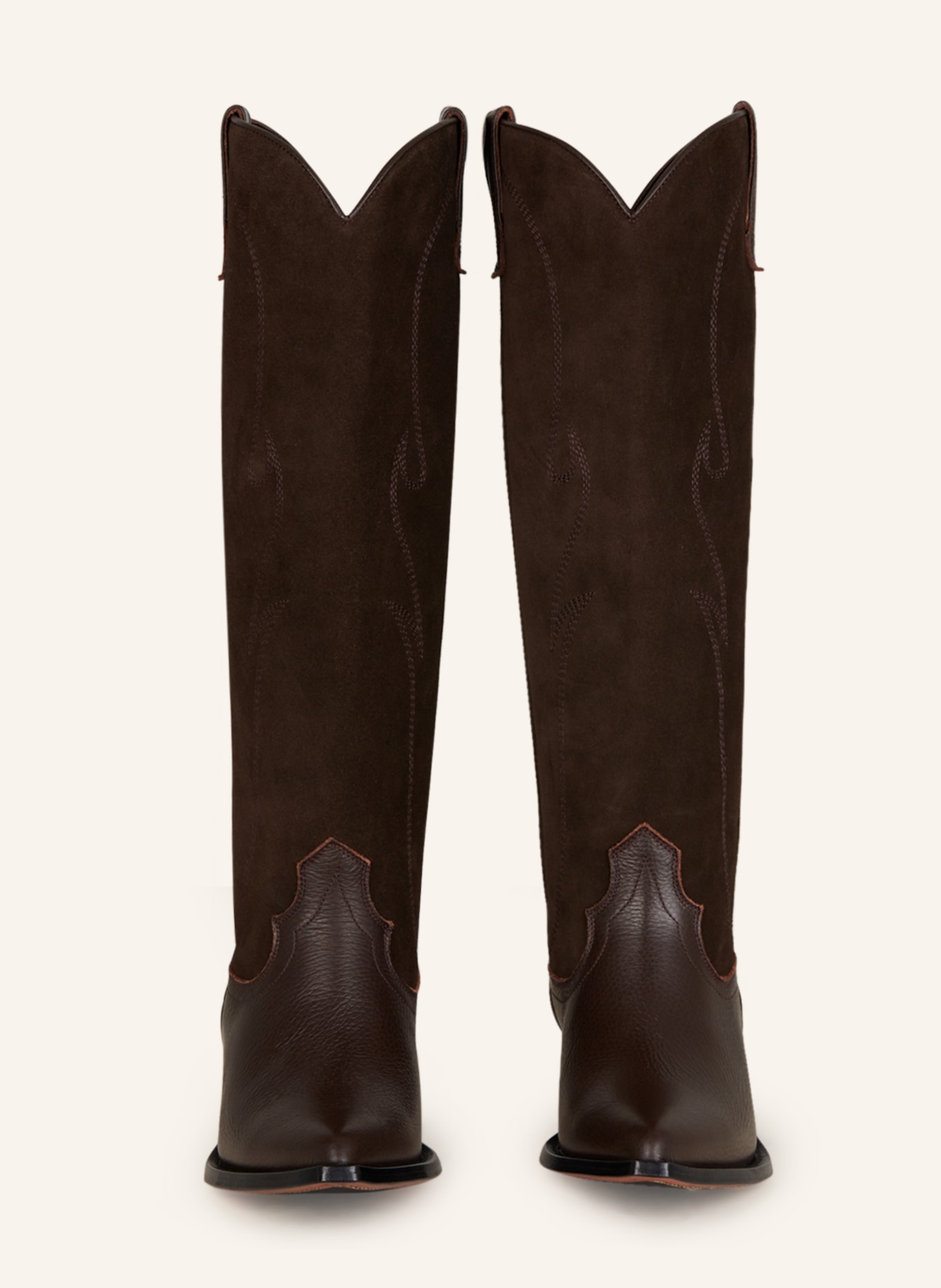 SONORA Cowboy boots RANCHO, Color: DARK BROWN (Image 3)