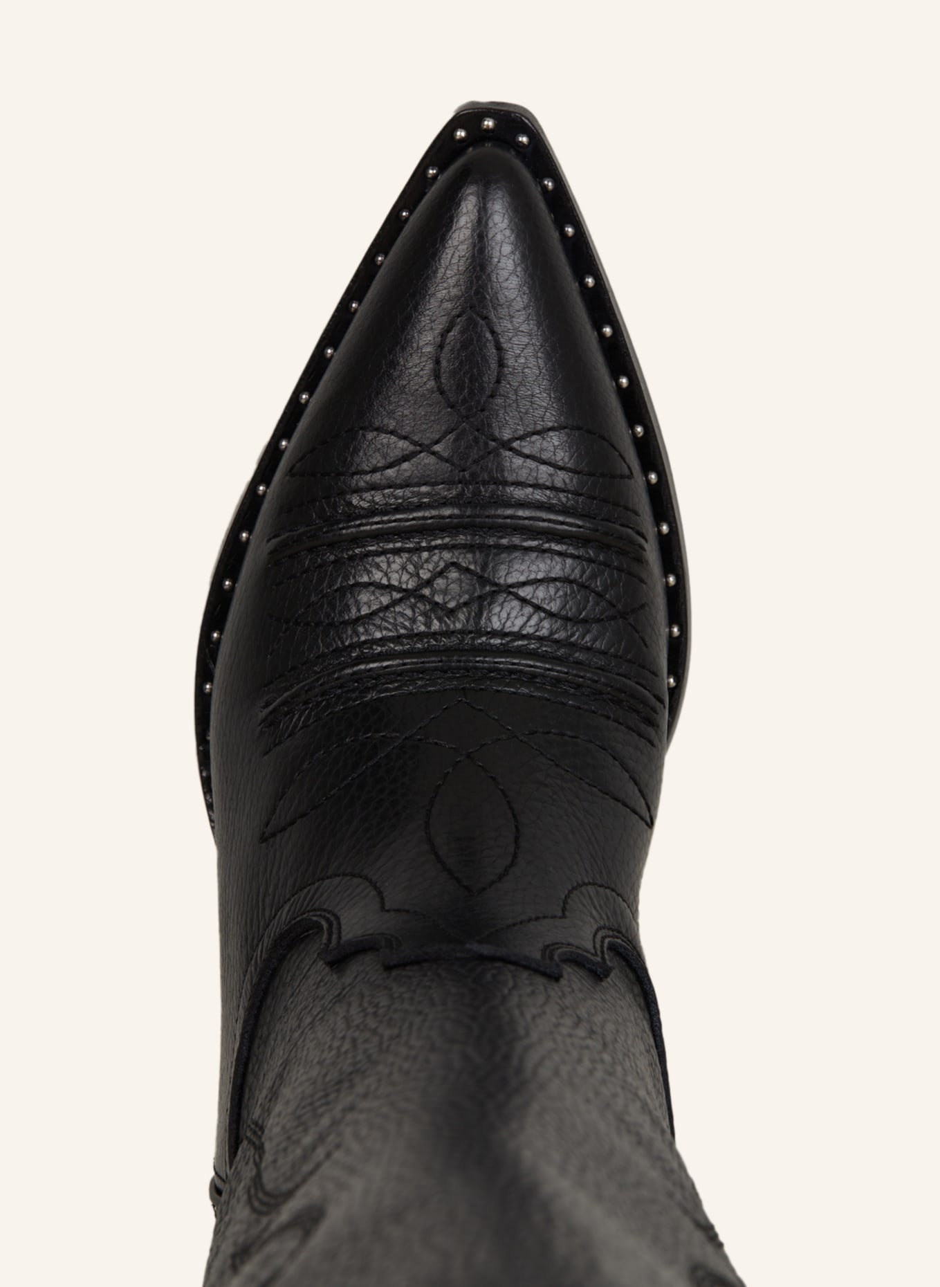 SONORA Cowboy Boots RANCHO with rivets, Color: BLACK (Image 5)