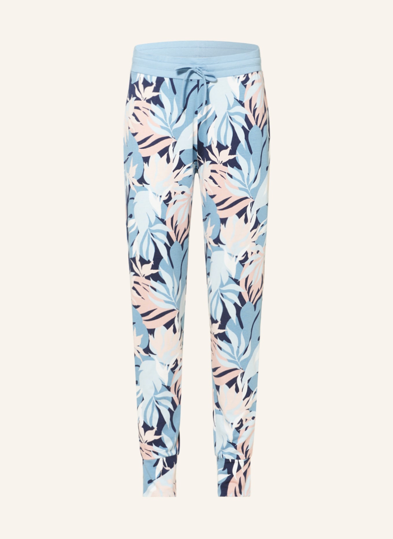 mey Pajama pants series DAISY, Color: BLUE GRAY/ BLUE/ NUDE (Image 1)