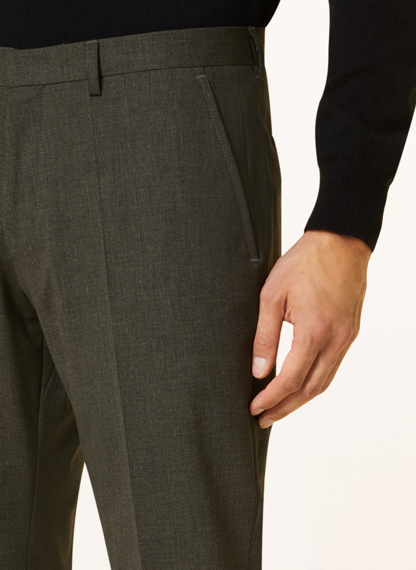 Roy Robson Trousers slim fit, Color: A301 DARK GREEN (Image 6)