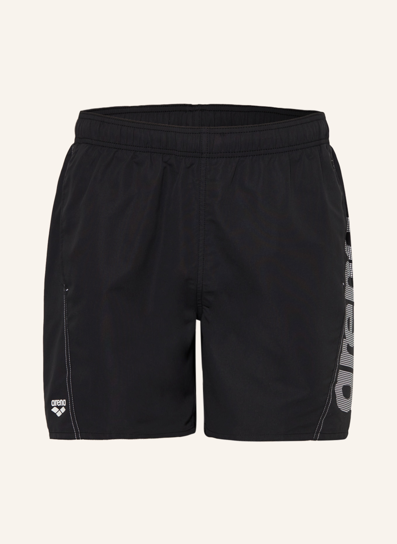 arena Swim shorts FUNDAMENTALS, Color: BLACK/ WHITE (Image 1)