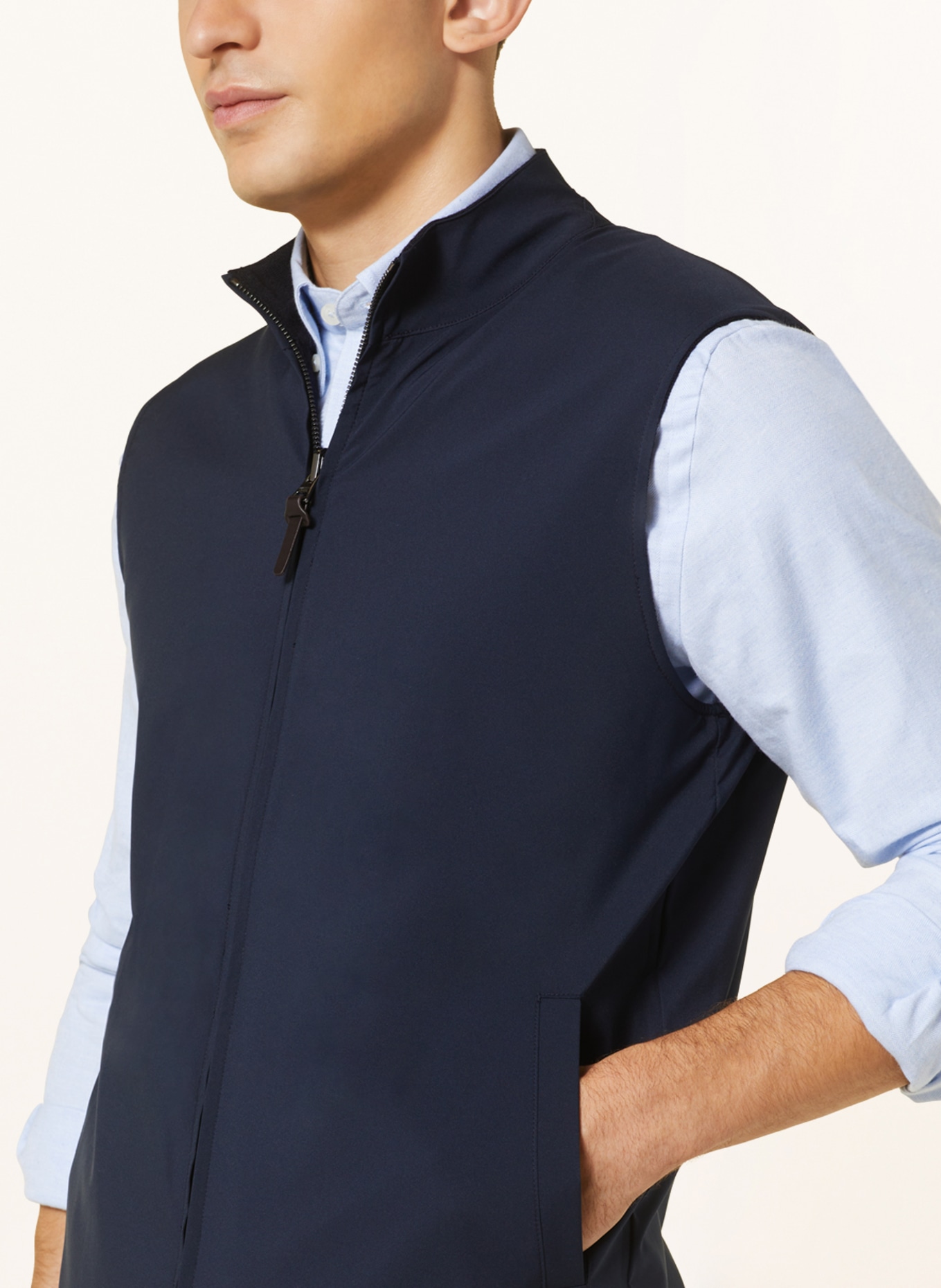 HACKETT LONDON Vest, Color: DARK BLUE (Image 5)