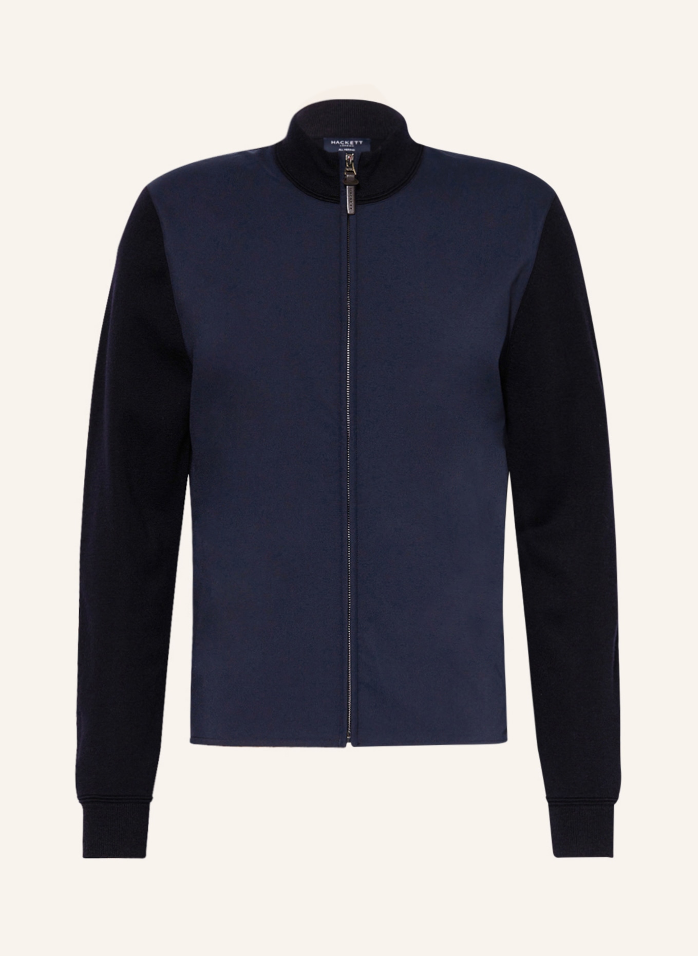 HACKETT LONDON Jacket in mixed materials, Color: DARK BLUE (Image 1)