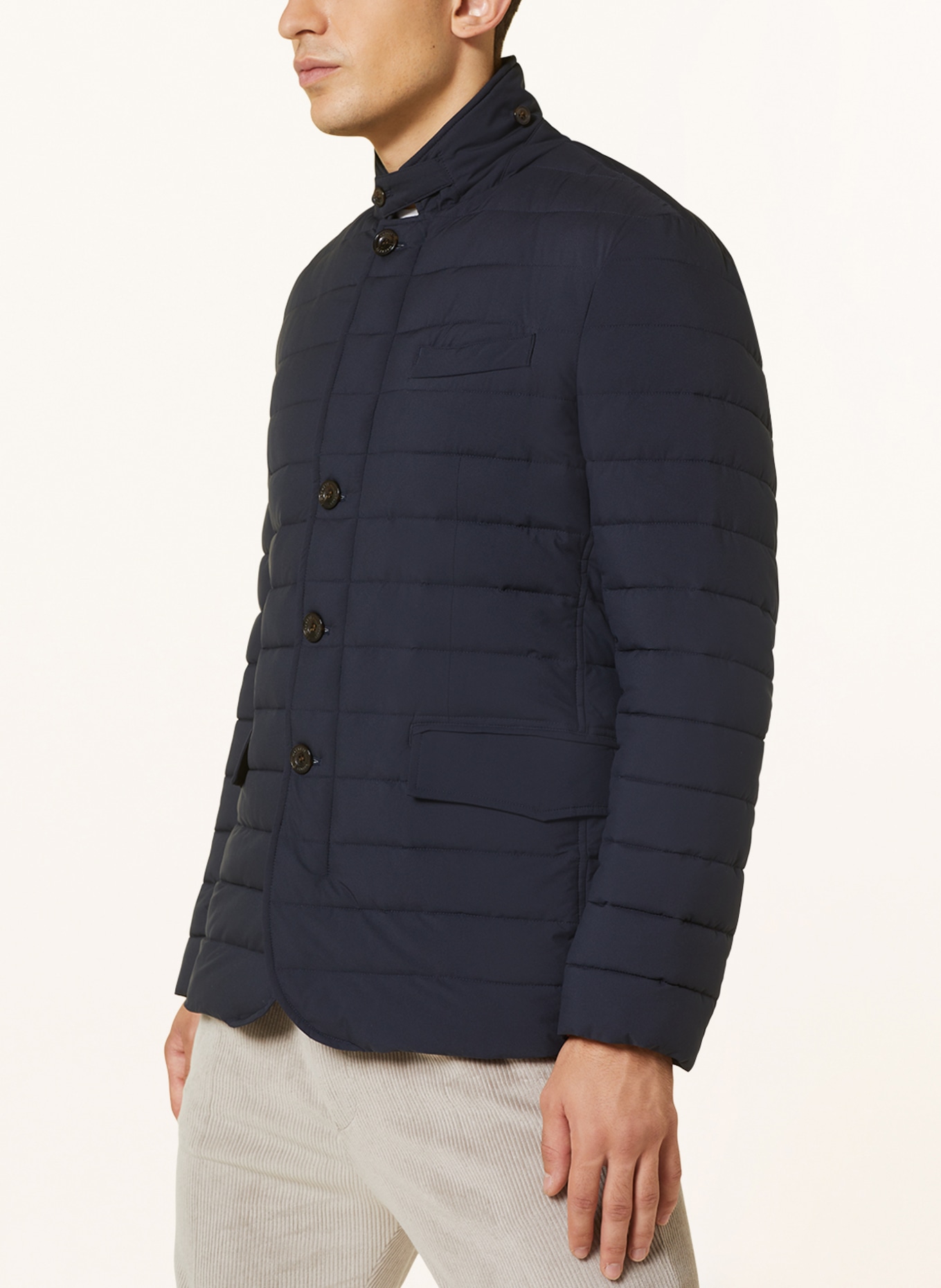 HACKETT LONDON Quilted jacket, Color: DARK BLUE (Image 4)