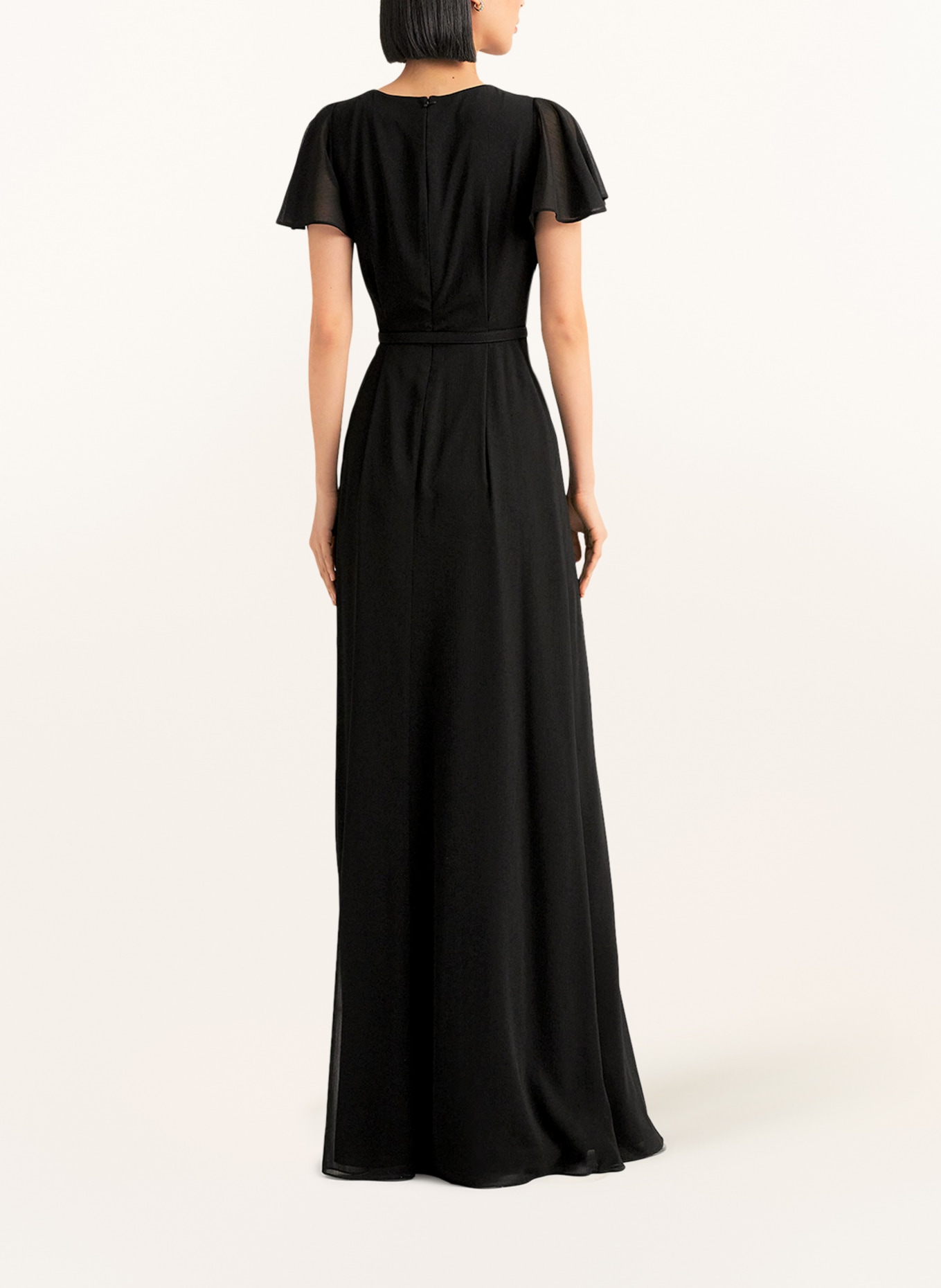 LAUREN RALPH LAUREN Evening dress FARRYSH with frills, Color: BLACK (Image 3)