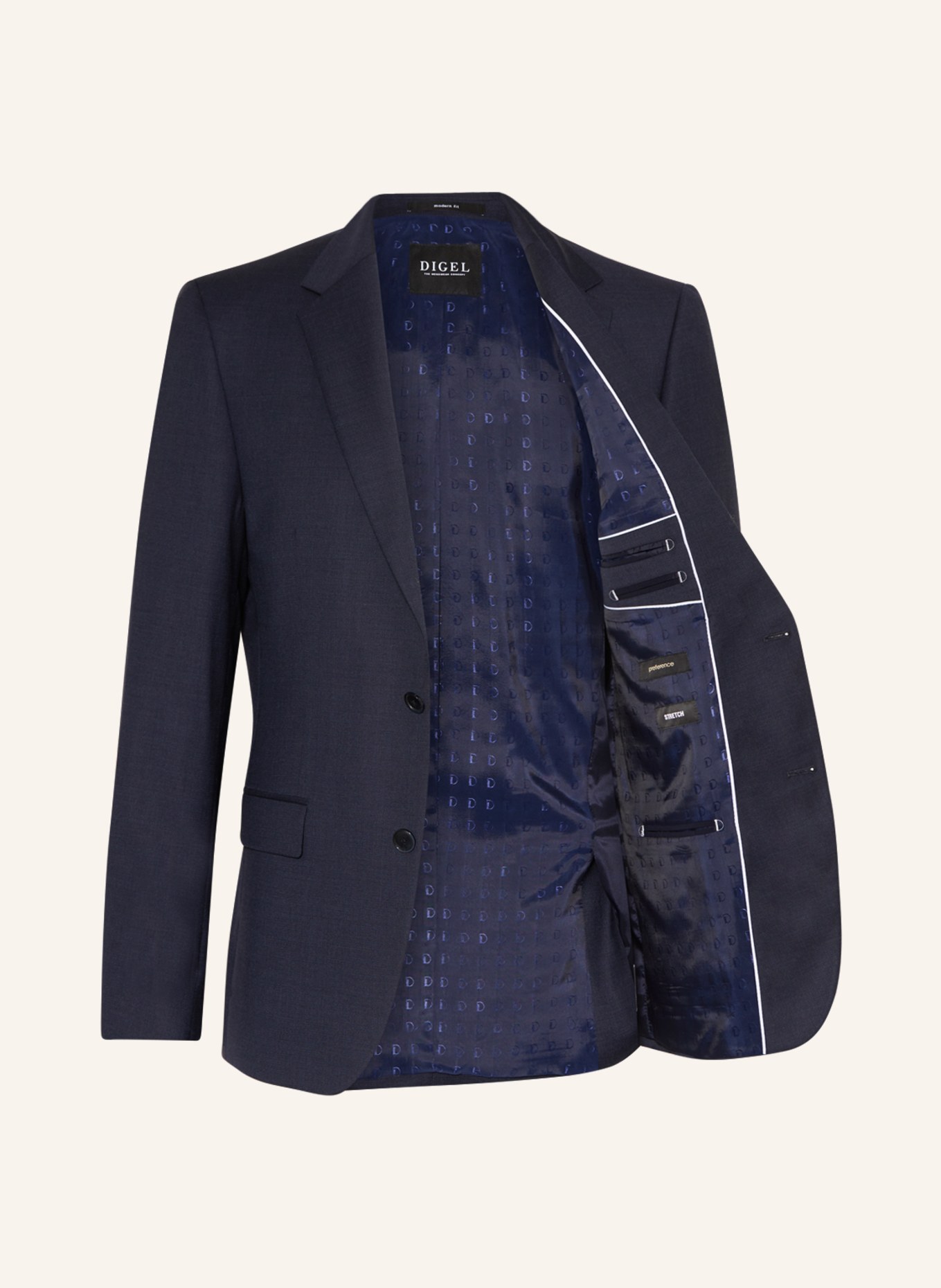 DIGEL Suit jacket DUNCAN modern fit, Color: 22 BLAU (Image 4)