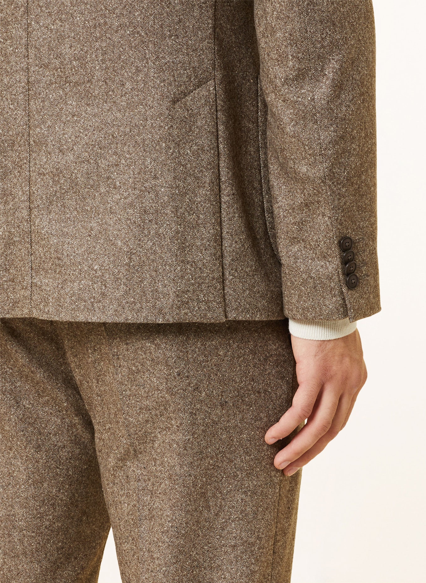 DIGEL Suit jacket EDWARD Regular Fit, Color: 32 BRAUN (Image 6)