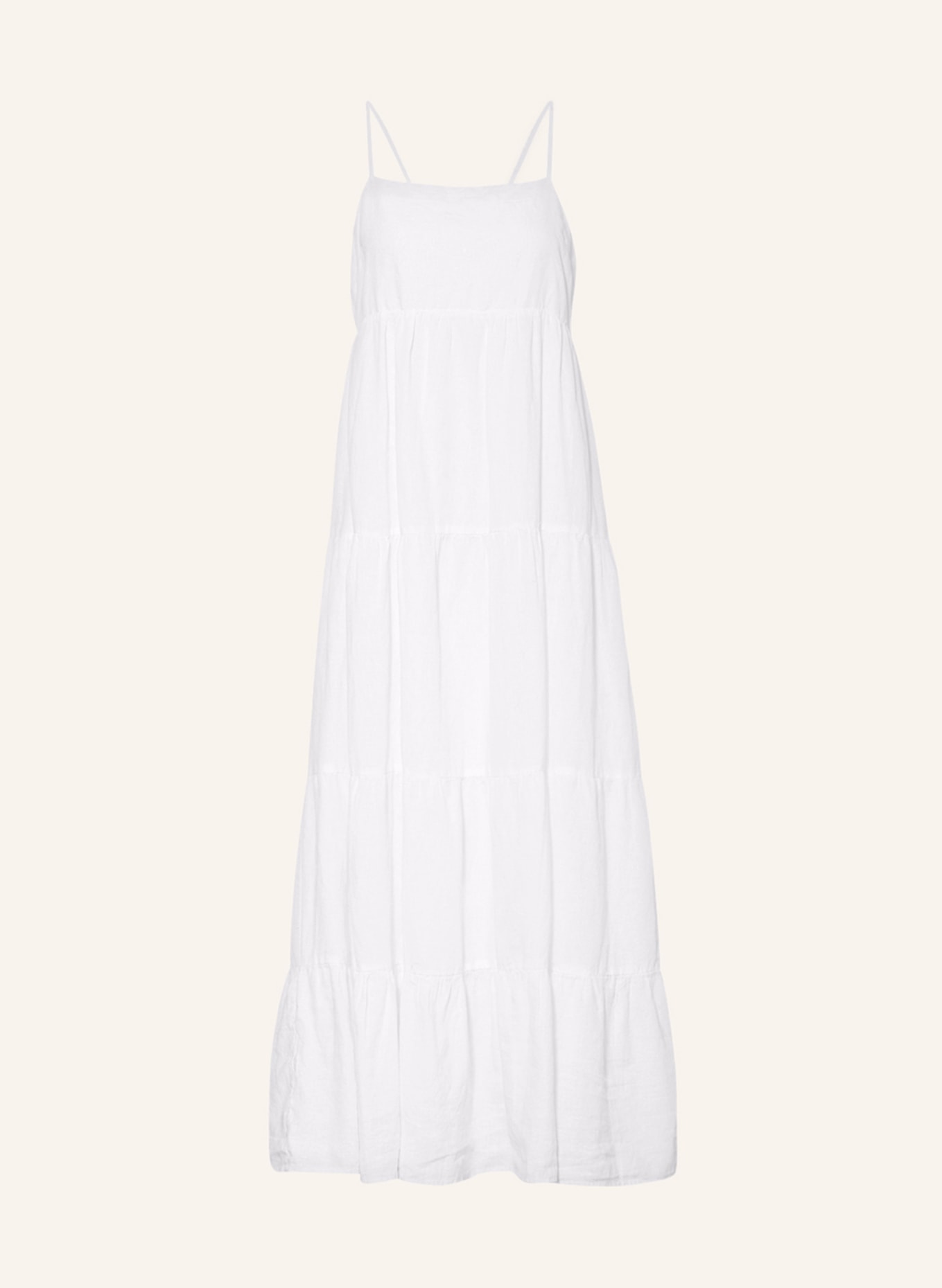 NEO NOIR Kleid mit Leinen, Farbe: WEISS (Bild 1)