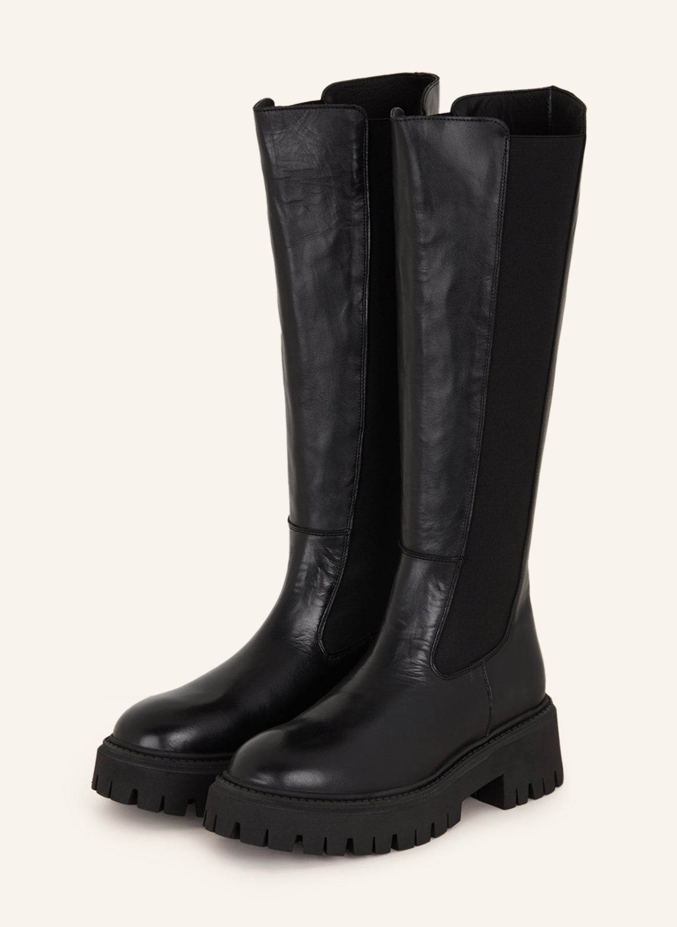 MRS & HUGS Boots, Color: BLACK (Image 1)