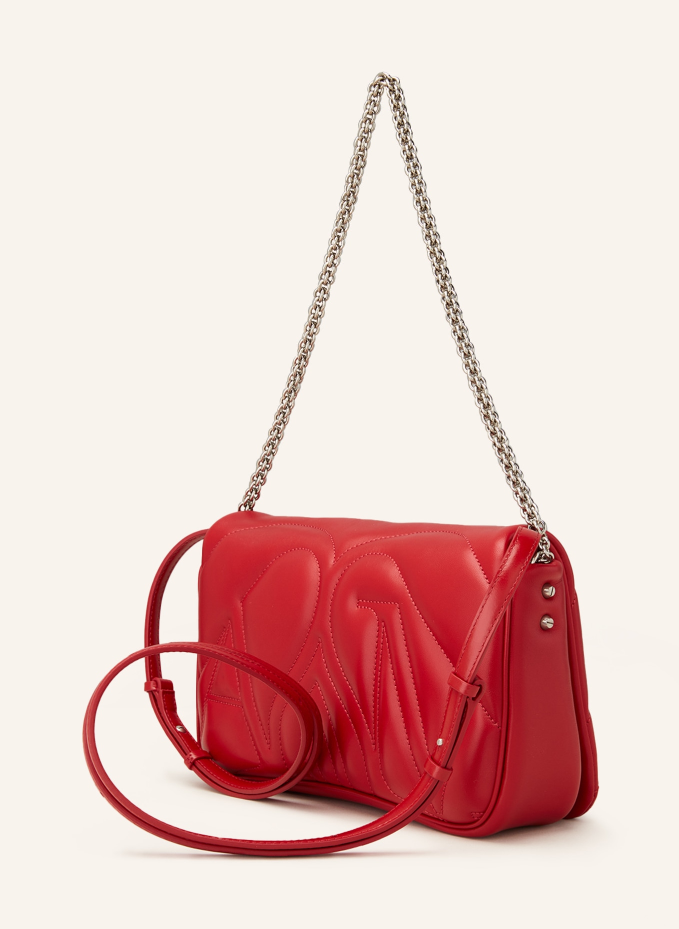 Alexander McQUEEN Shoulder bag THE SEAL SMALL, Color: RED (Image 2)