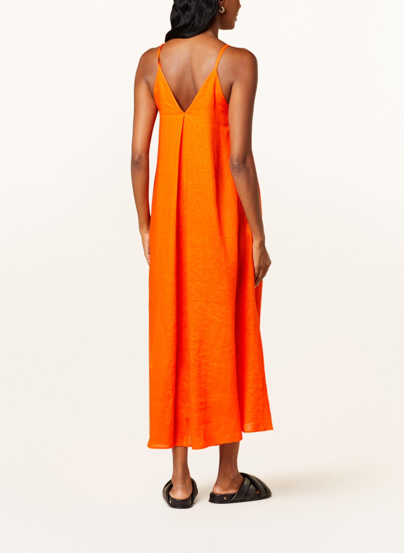 COS Linen dress, Color: ORANGE (Image 3)